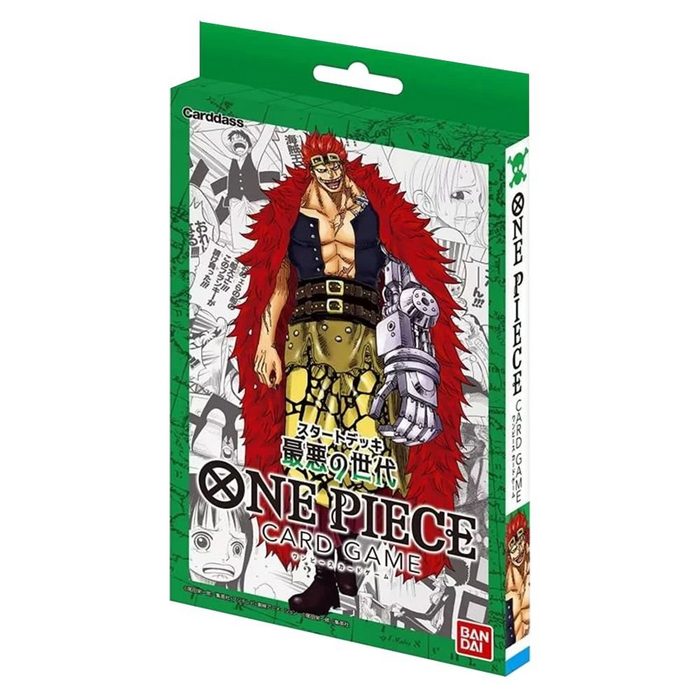Bandai Sammelkarte One Piece Card Game - Worst Generation Starter Deck ST-02 - EN