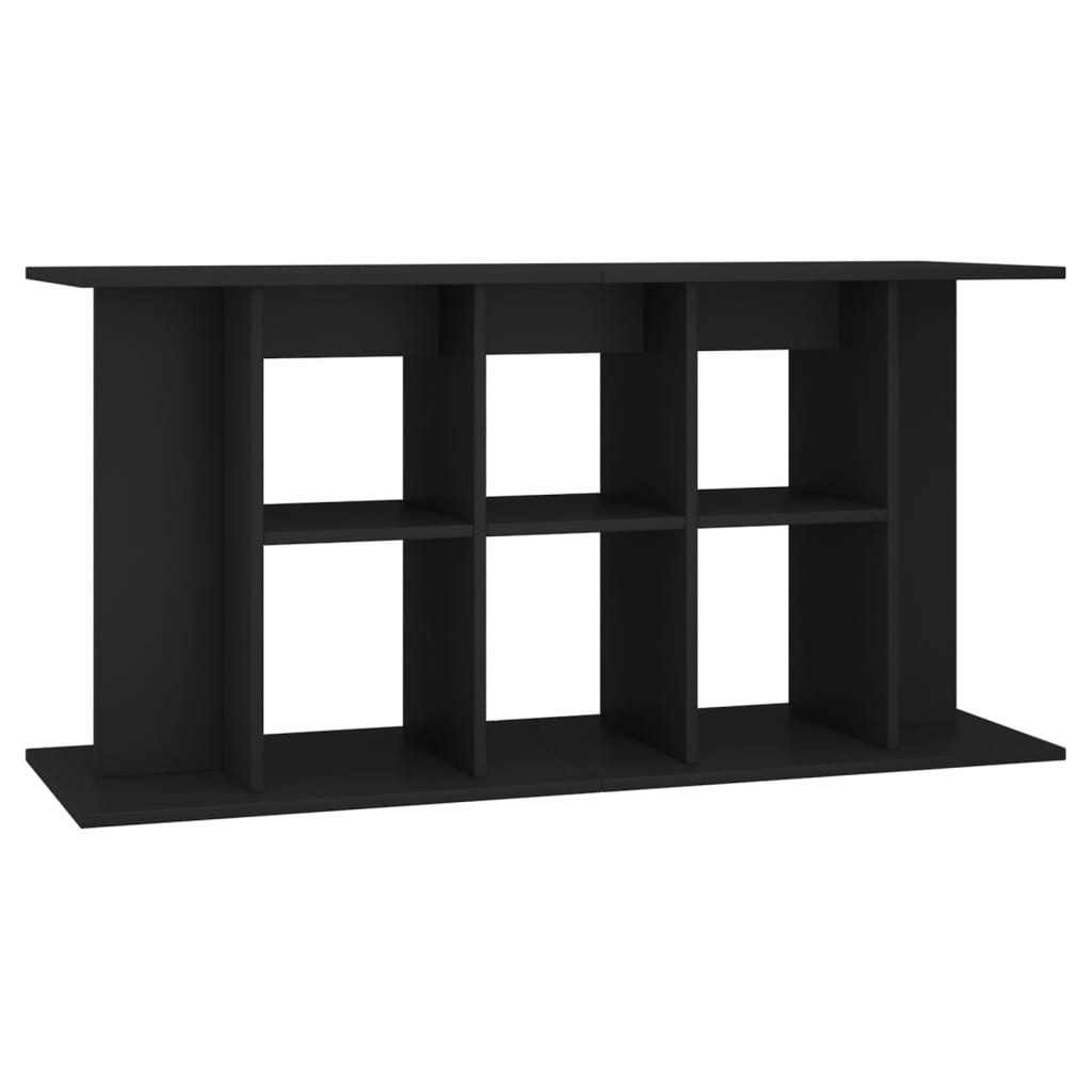 vidaXL Aquariumunterschrank Aquariumständer Schwarz 120x40x60 cm Holzwerkstoff