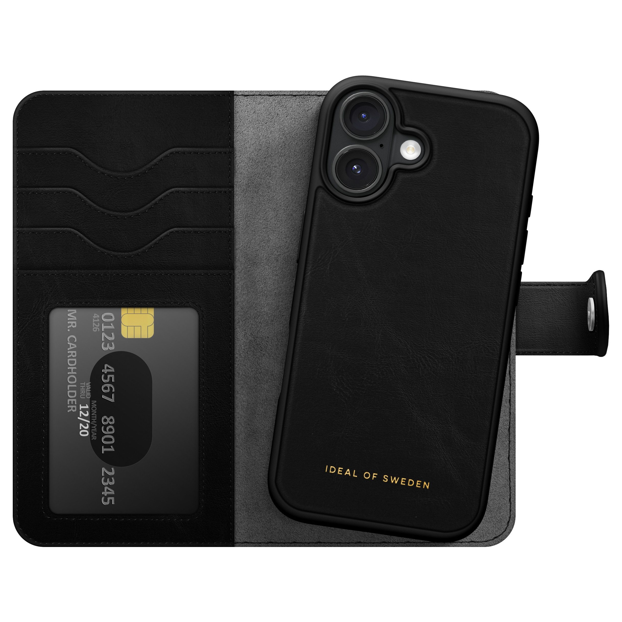 iDeal of Sweden Flip Case iDeal of Sweden Magnet Wallet+ Klapphülle Apple iPhone 16 - Black