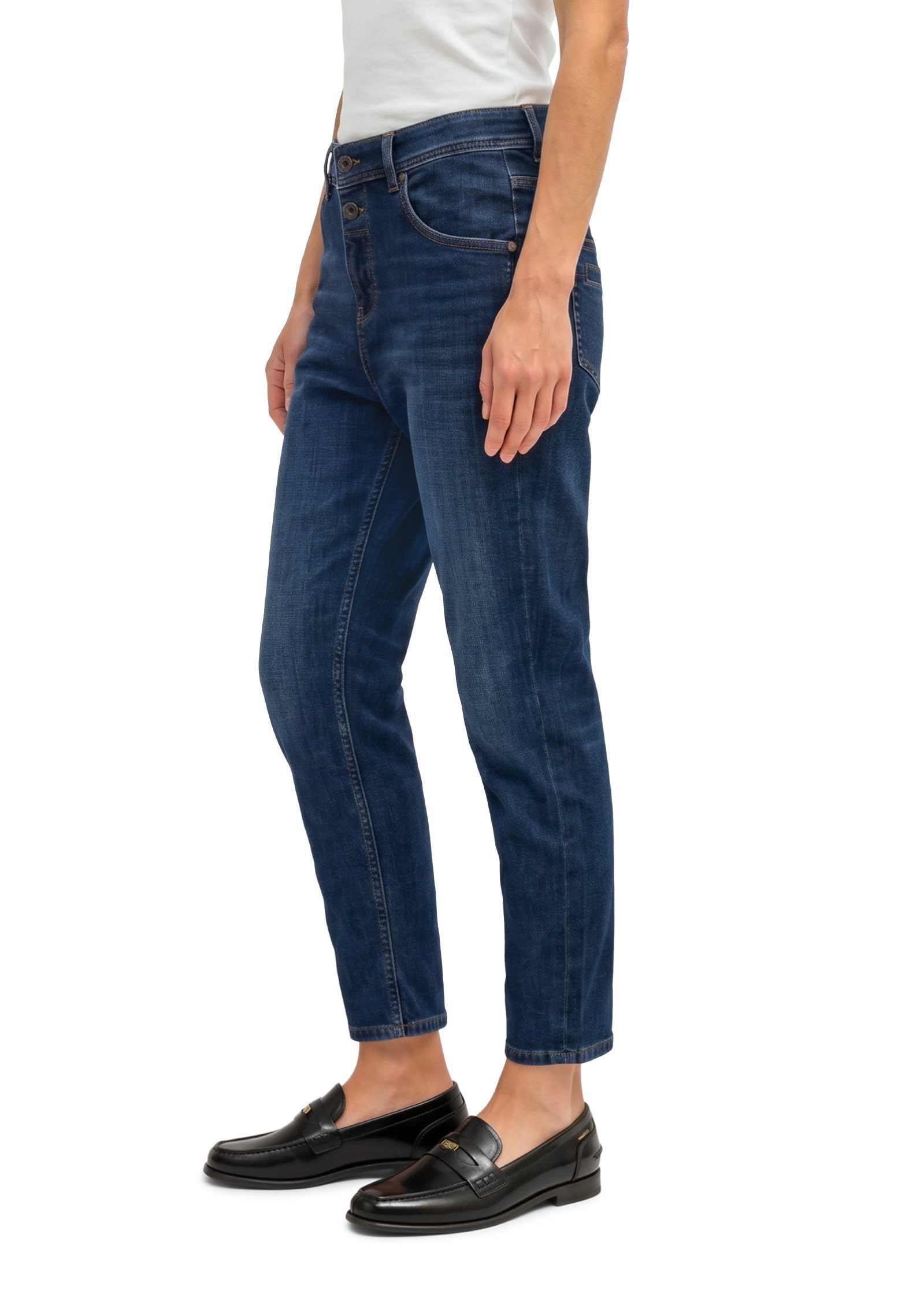 Marc O'Polo Boyfriend-Jeans aus softem Baumwoll-Stretch – Bild 2 von 5