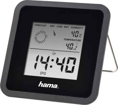 Hama Thermo-/Hygrometer "TH50", Schwarz Thermometer Wetterstation