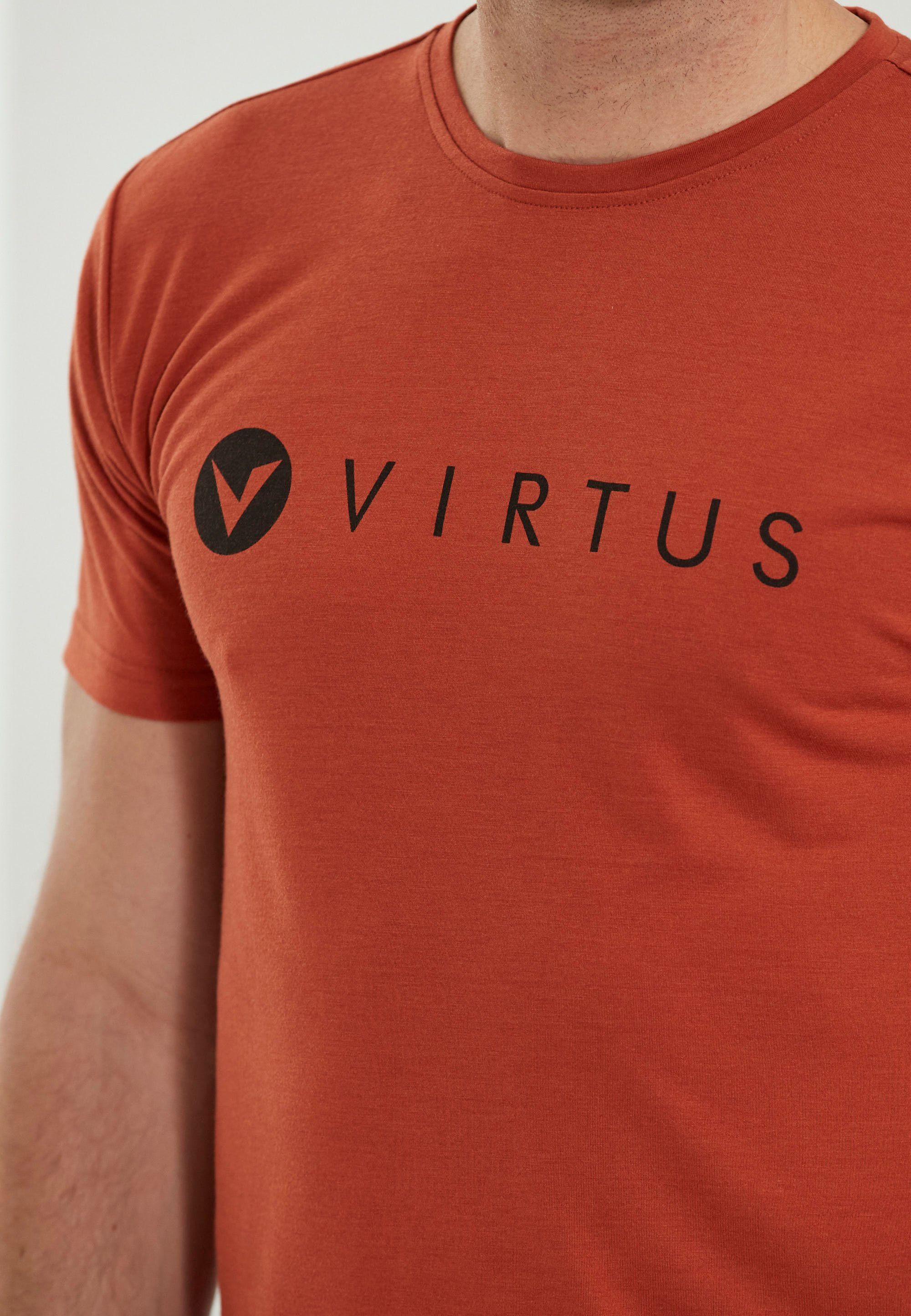 Virtus Funktionsshirt EDWARDO (1-tlg) schnell dunkelrot DRY mit trocknender QUICK Technologie