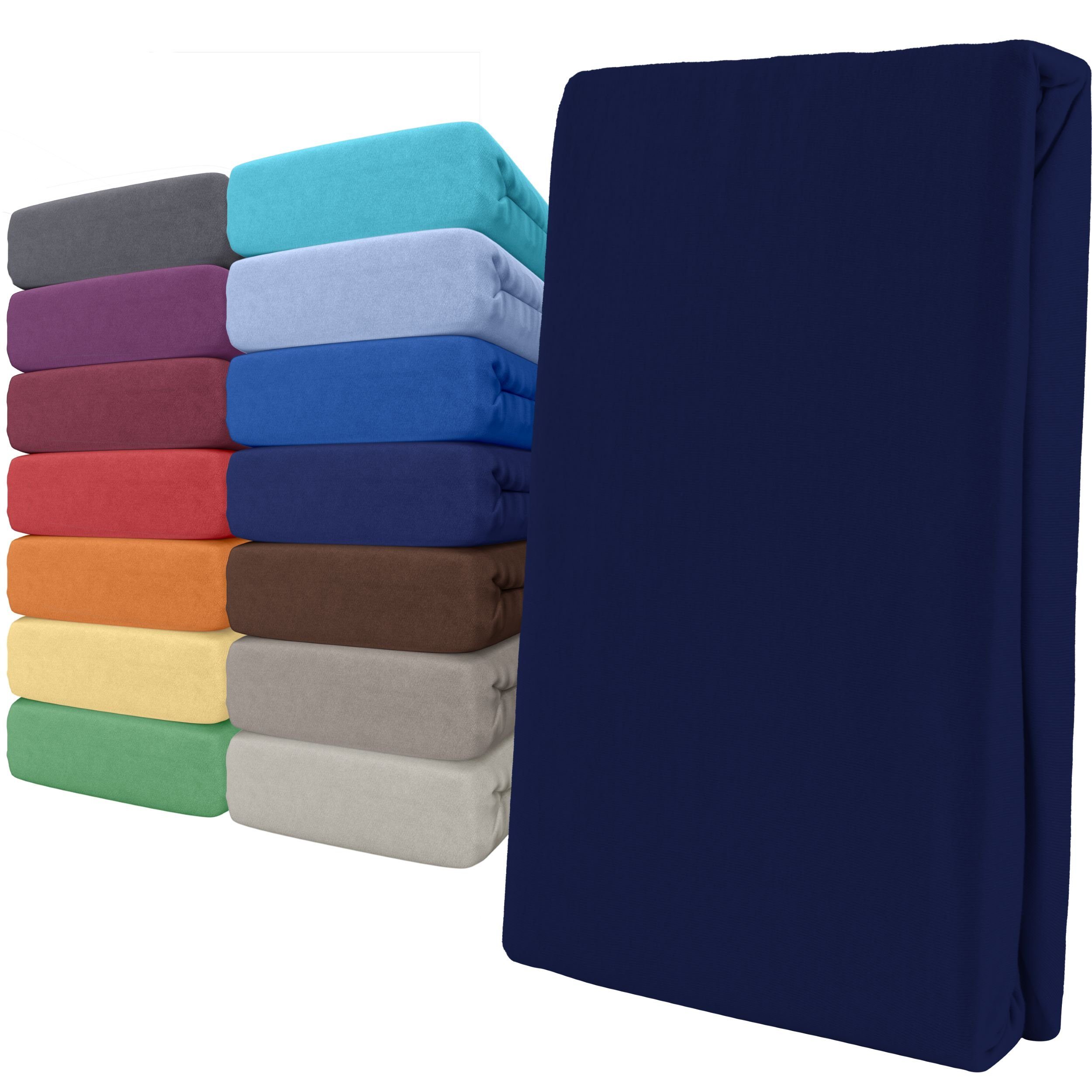 Leonado Vicenti Spannbettlaken Baumwolle Bettlaken auch für Boxspringbetten günstig online kaufen