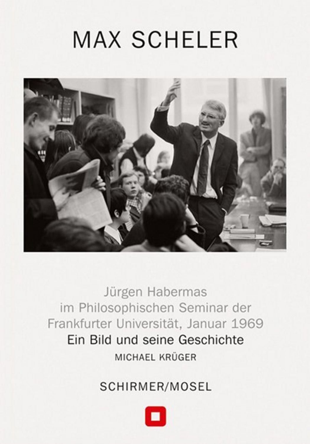 Jürgen Habermas im Philosophischen Seminar der Frankfurter Universität / Michael Krüger