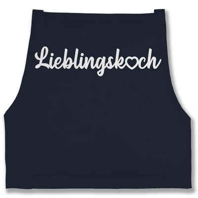 Shirtracer Kochschürze Lieblingskoch, (1-tlg), Kochschürze Herren Männer
