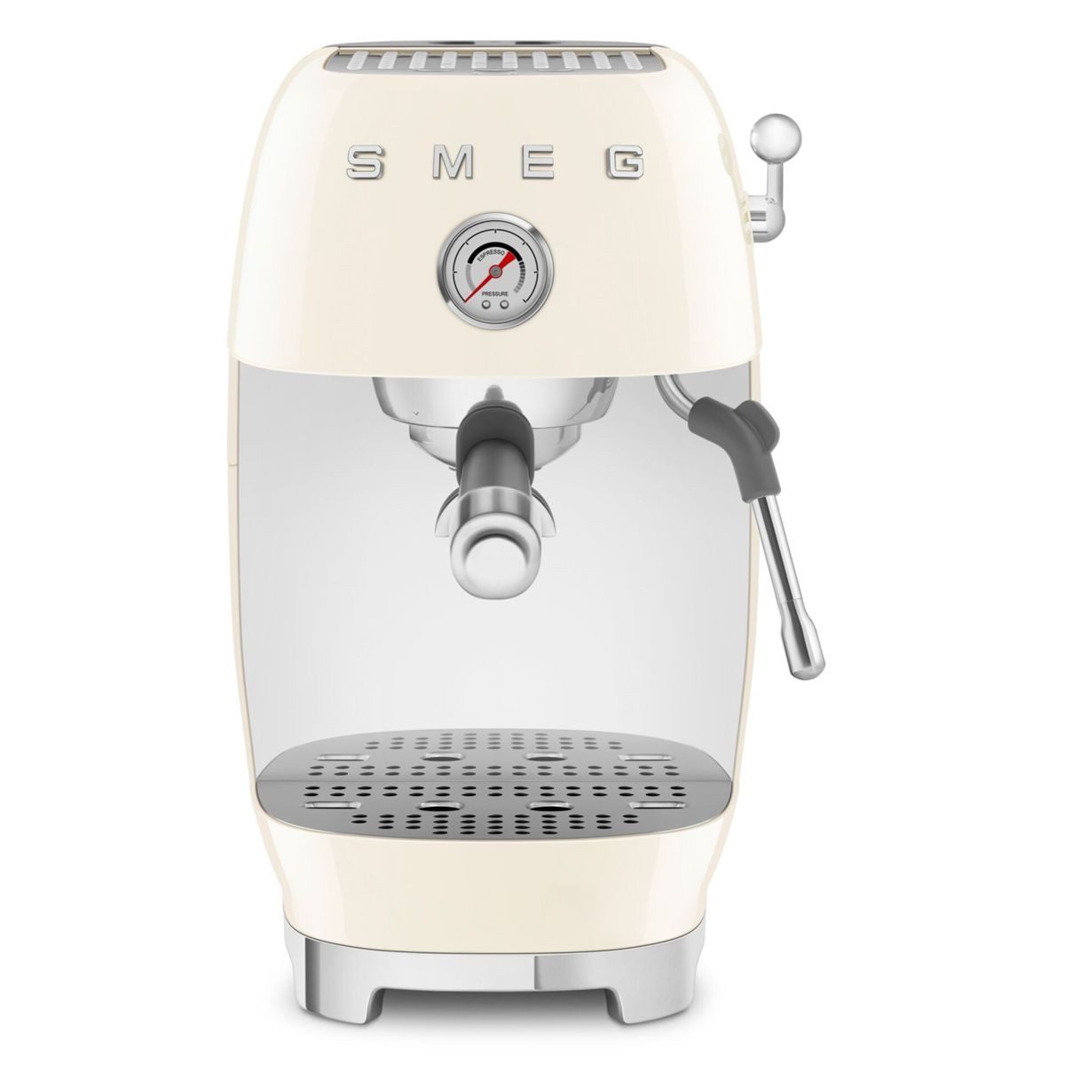 Smeg Siebträgermaschine ECF03CREU Premium Siebträgermaschine creme