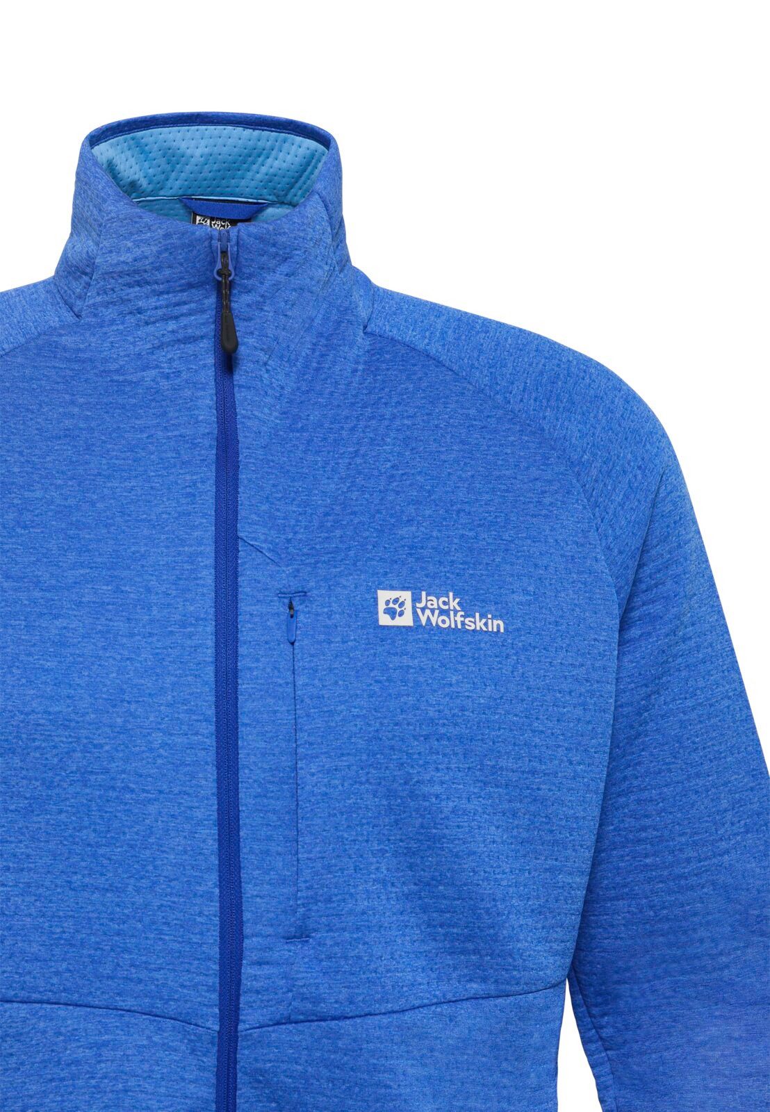Jack Wolfskin Fleecejacke Taiga Full Zip (elastische Bünd) blau Herren günstig online kaufen