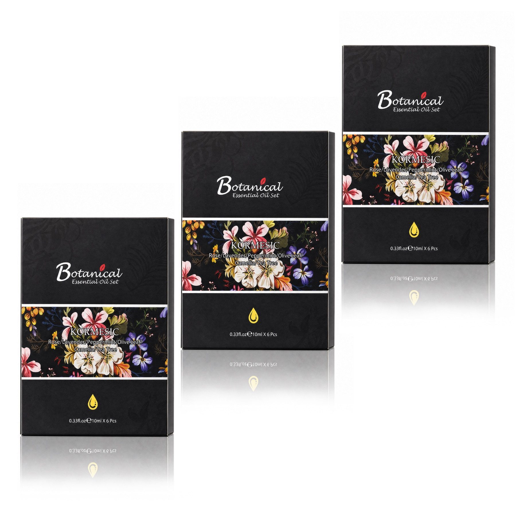 KORMESIC Duftöl Ätherische Öle Raumduft Duftöl Diffuser Massageöl Aromaöl KORMESIC, Biologisch, Diffuser, Luftverbesserer