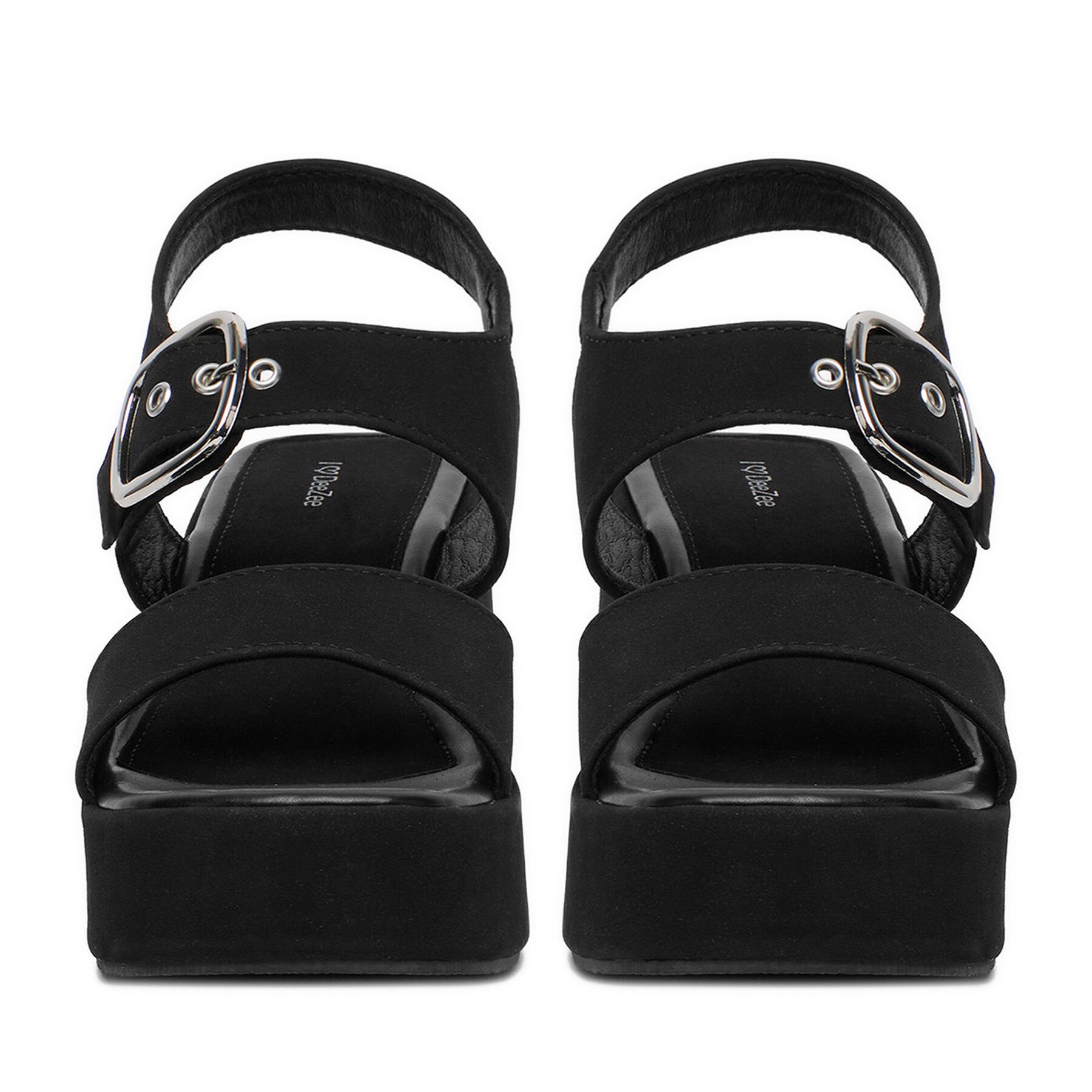 DeeZee Deezee Damen-Sandalen Schwarz Sandale – Bild 4 von 4