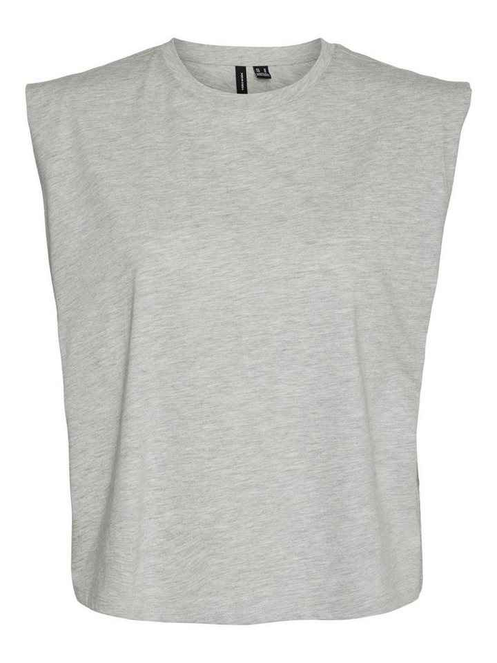 Vero Moda T-Shirt Panna Glenn (1-tlg) Plain/ohne Details, Ton-in-Ton-Nähte