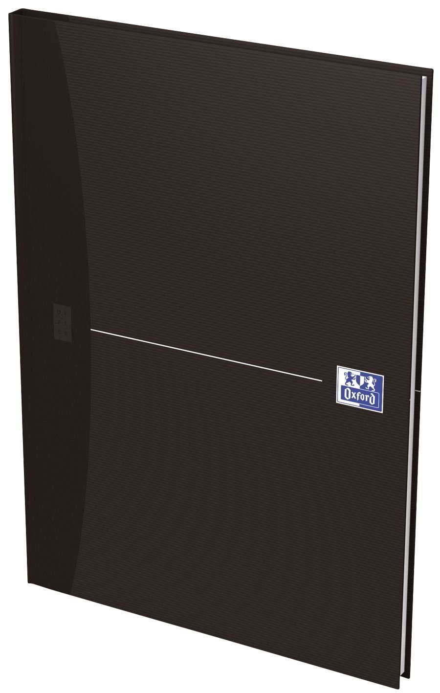 OXFORD Notizbuch Office Essentials DIN A4 kariert, schwarz Hardcover 192 Seiten