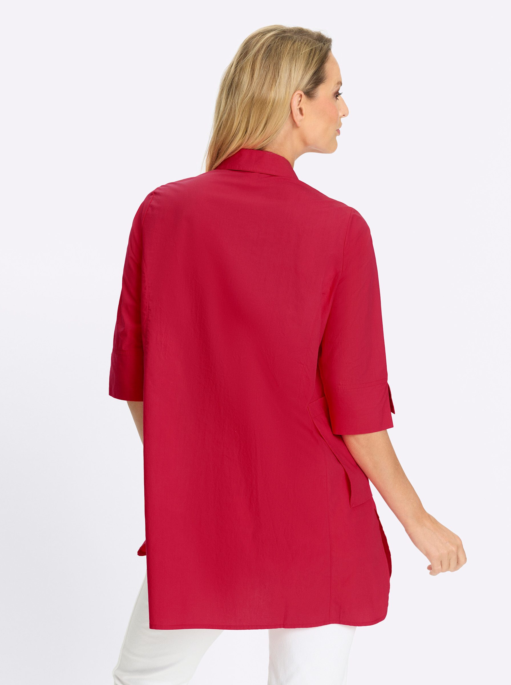 heine Klassische Bluse Longbluse 3/4-Arm