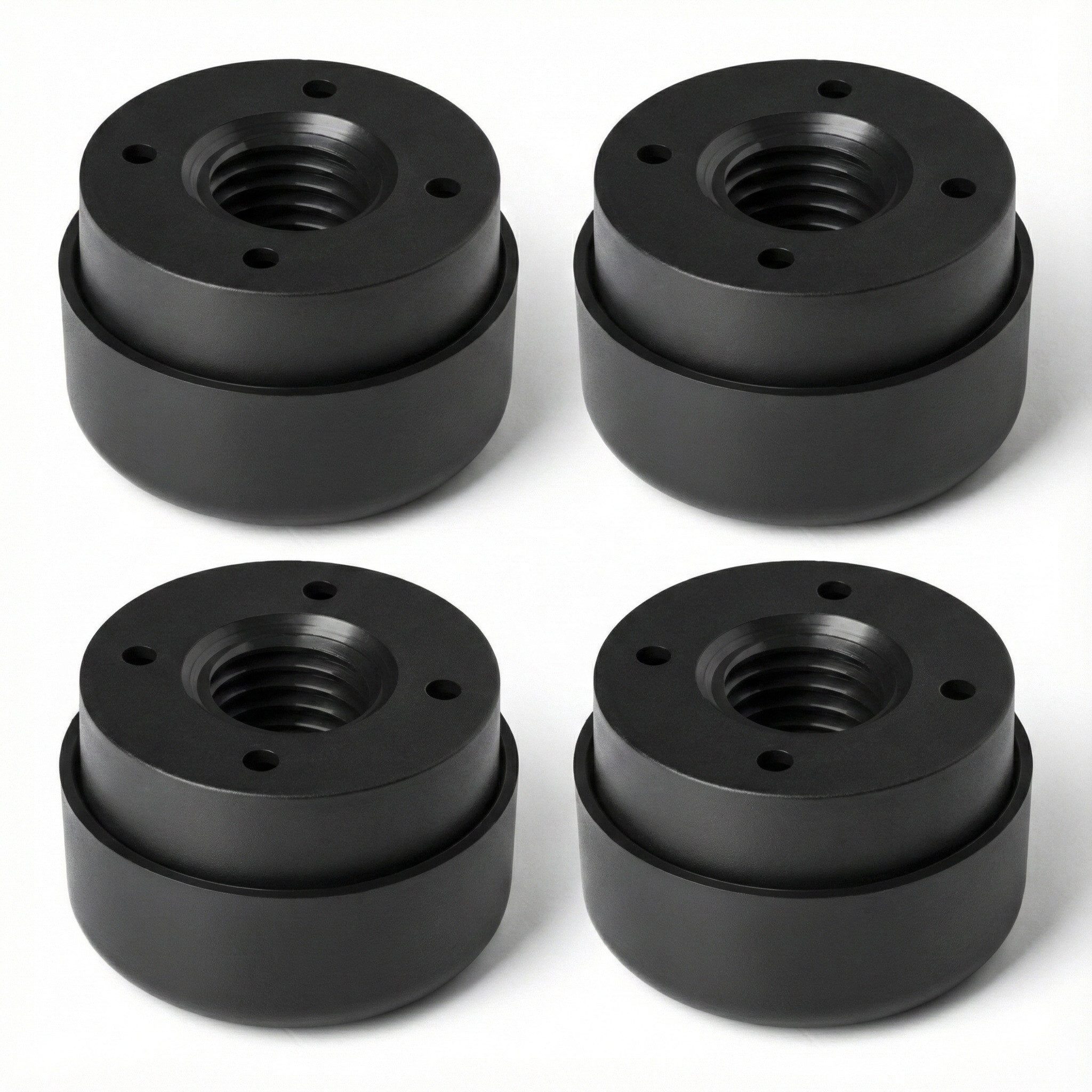 SO-TECH® Möbelfuß Sofafüße HOTEL - schwarz - mit Bodengleitern, (4-St), 4er günstig online kaufen