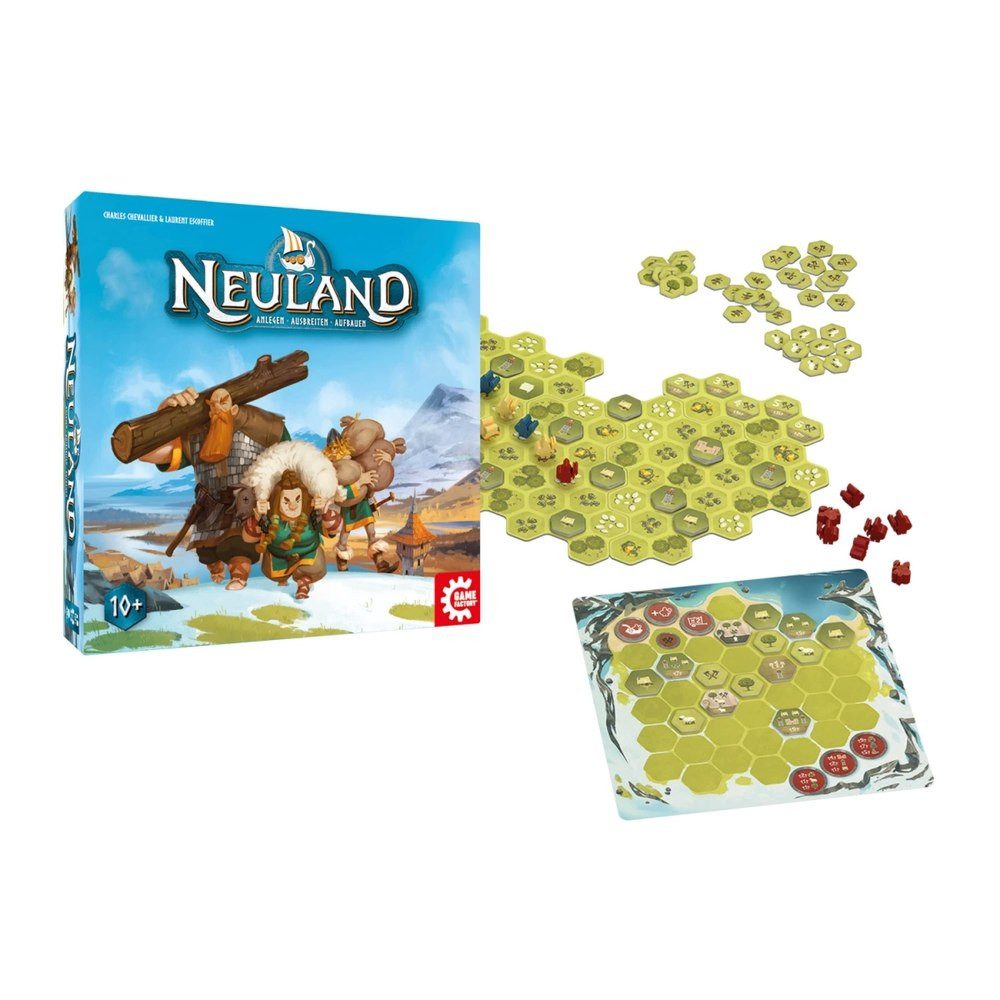 Game Factory Spiel Neuland, Strategiespiel, Wikinger Strategiespiel: anlegen - ausbreiten - aufbauen