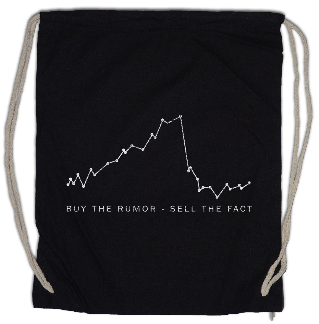 Urban Backwoods Turnbeutel Buy The Rumor Sell The Fact Turnbeutel Kurse Bullen Aktie Chart Börse (1-tlg), Bulls Bears Investment Banker