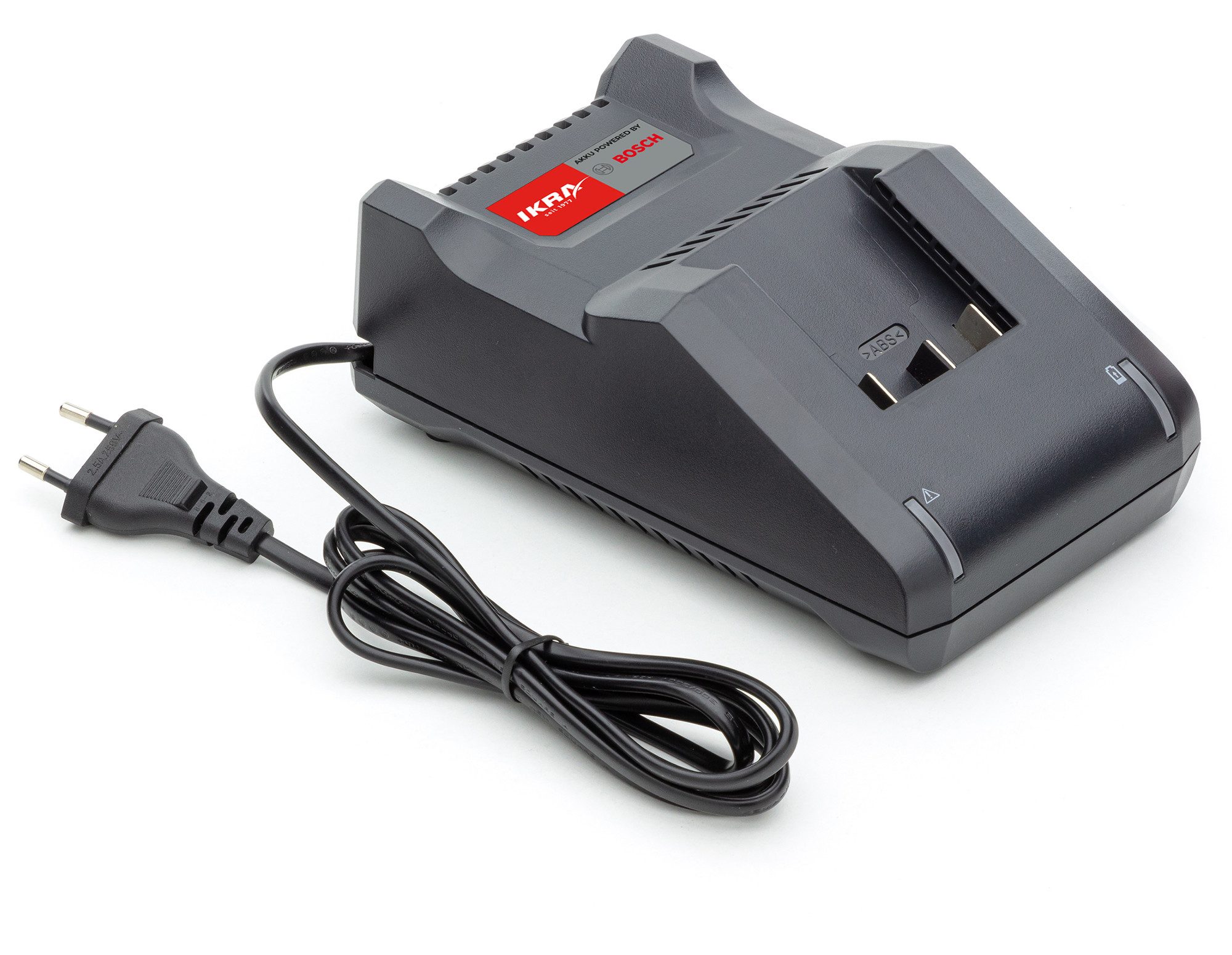 ikra GmbH AL 36-V-20 Batterie-Ladegerät (2000 mA, 1-tlg., schnelle Ladung, Kompatibilität mit BOSCH 36V & IKRA BOSCH 36V Serie)