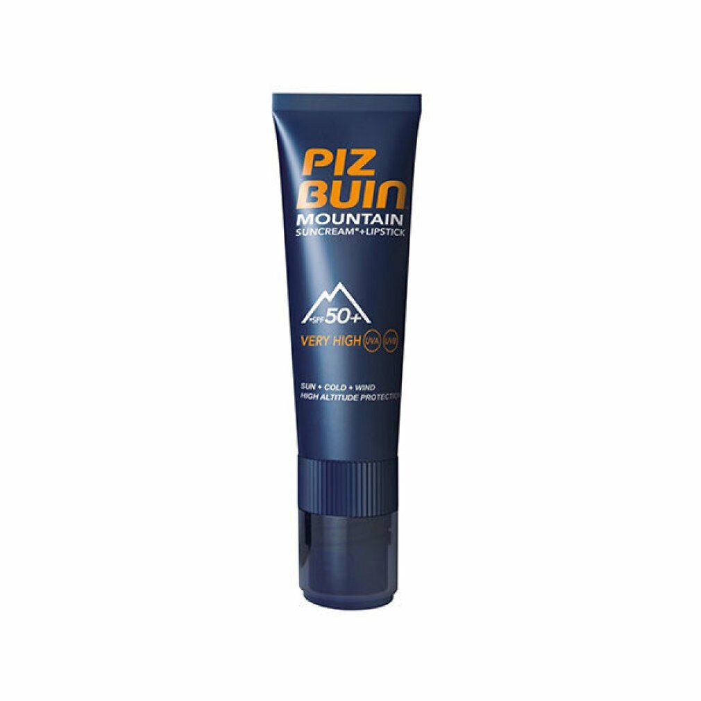 Piz Buin Sonnenschutzcreme Kombi-Sonnenschutz Creme+Stift Mountain LSF50, 20 ml