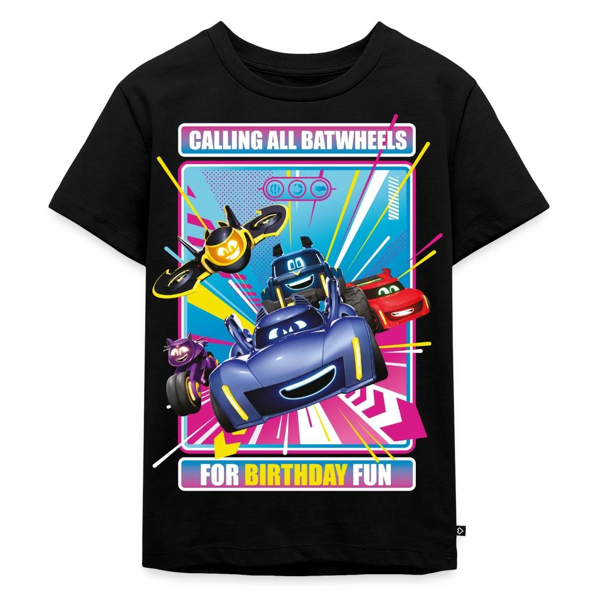 T-Shirt Batwheels Birthday Fun Cooles Geburtstags-Design Kinder Premium T-Shir