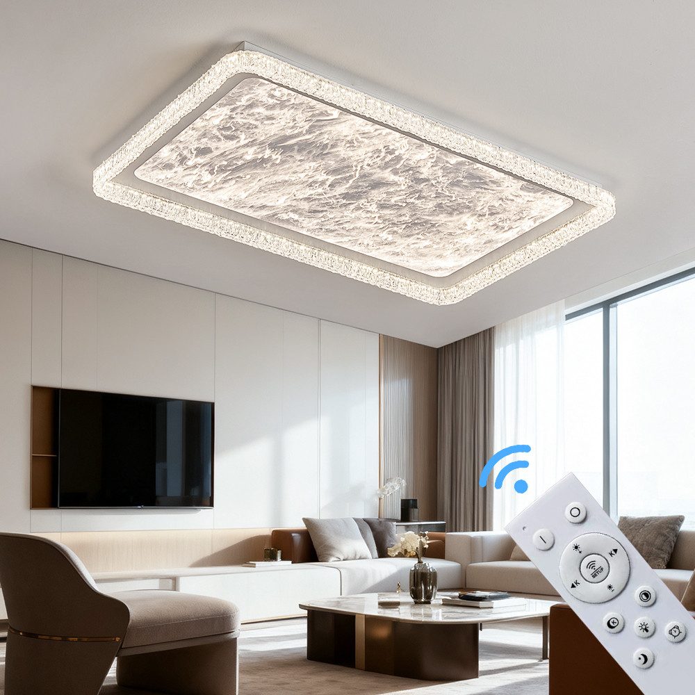 Eurotondisplay LED Deckenleuchte LED Deckenleuchte Fernbedienung günstig online kaufen