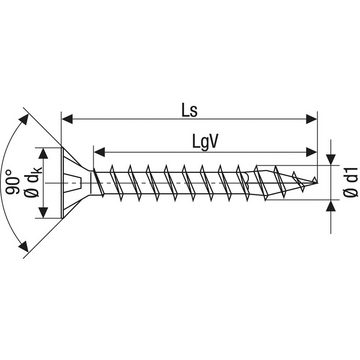 SPAX Schraube SPAX 1191010350403 Holzschraube 3.5 mm 40 mm T-STAR plus Stahl WIR