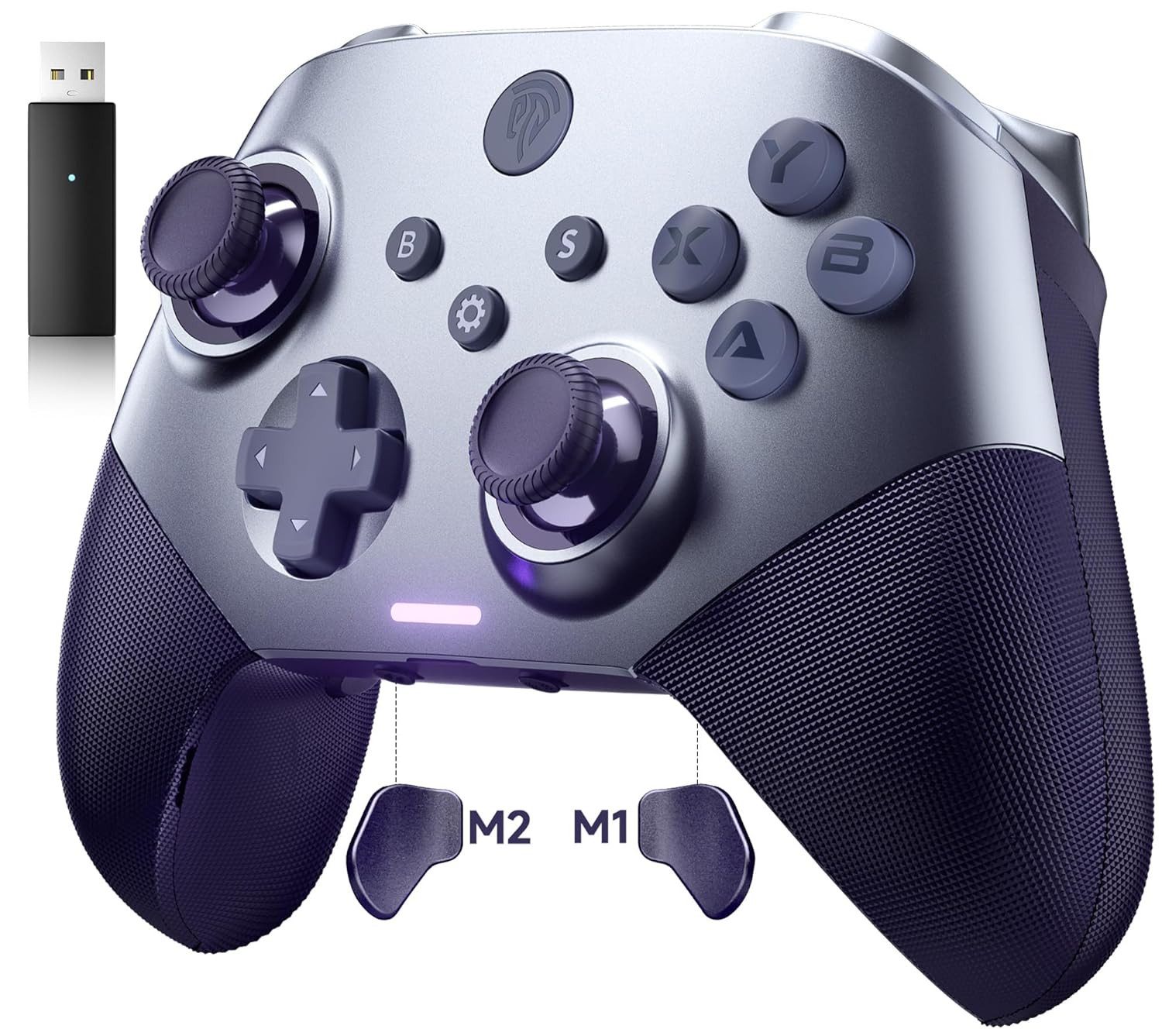 X10 PC Controller mit Hall Triggers und Joysticks, Bluetooth Lila PC-Controller