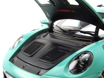 Norev Modellauto Porsche 911 GT3 RS 2022 mint grün Modellauto 1:18 Norev, Maßstab 1:18