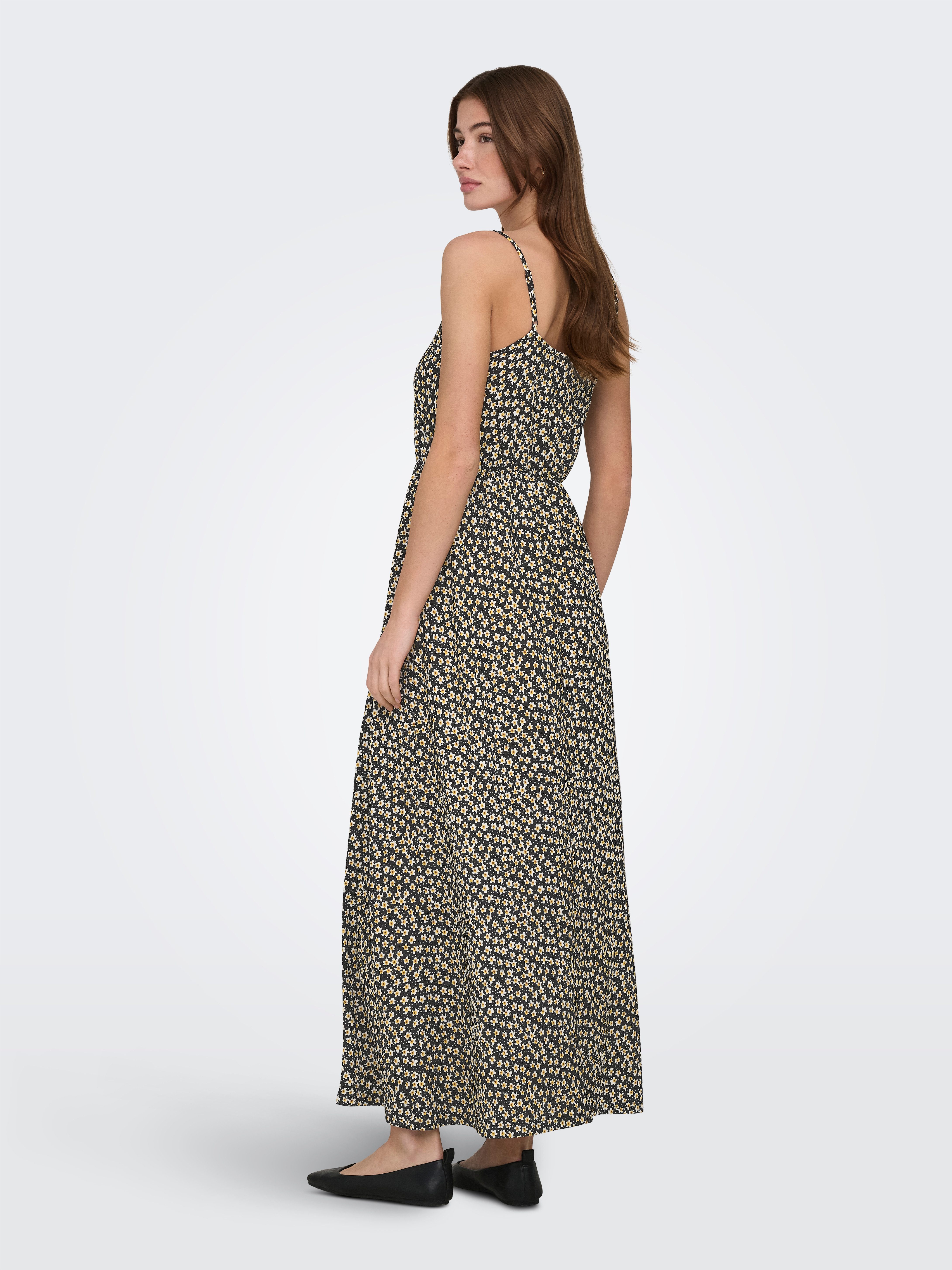ONLY Maxikleid ONLALTA S/L LONG STRAP DRESS PNT ZLO