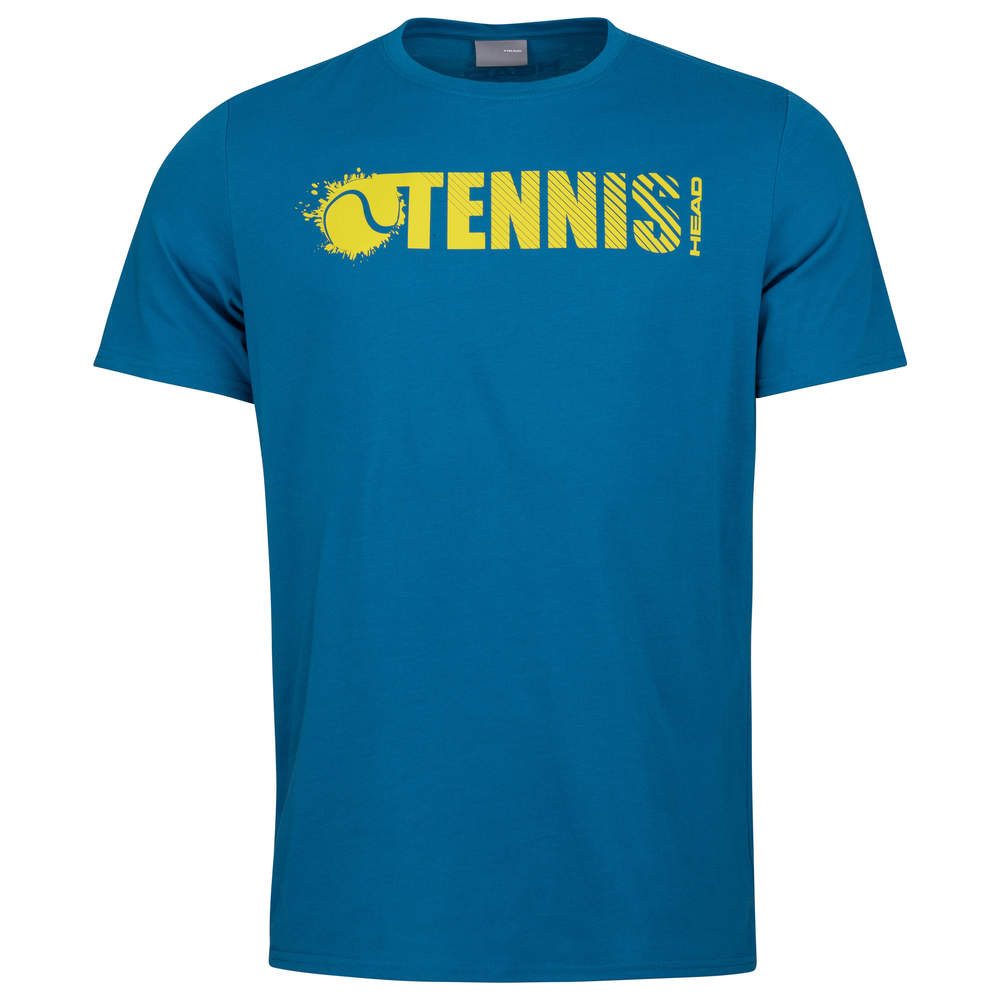 T-Shirt Font (Mischgewebe) blau/gelb Jungen