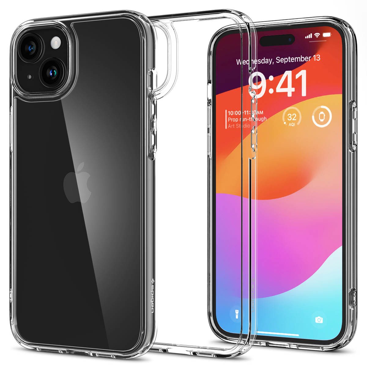 Spigen Backcover Spigen Ultra Hybrid™ Case für das Apple iPhone 15 - Crystal Clear