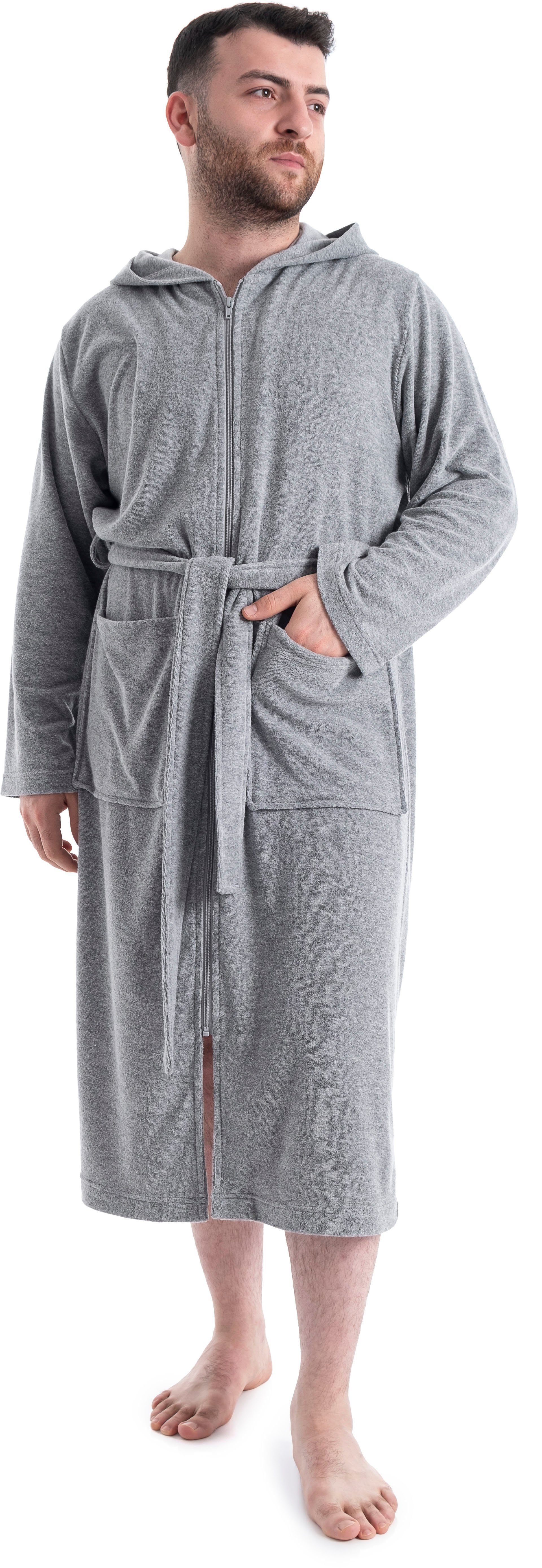 my home Herrenbademantel Nela, ideal für Sauna & Spa, Hotelbademantel, Morg günstig online kaufen
