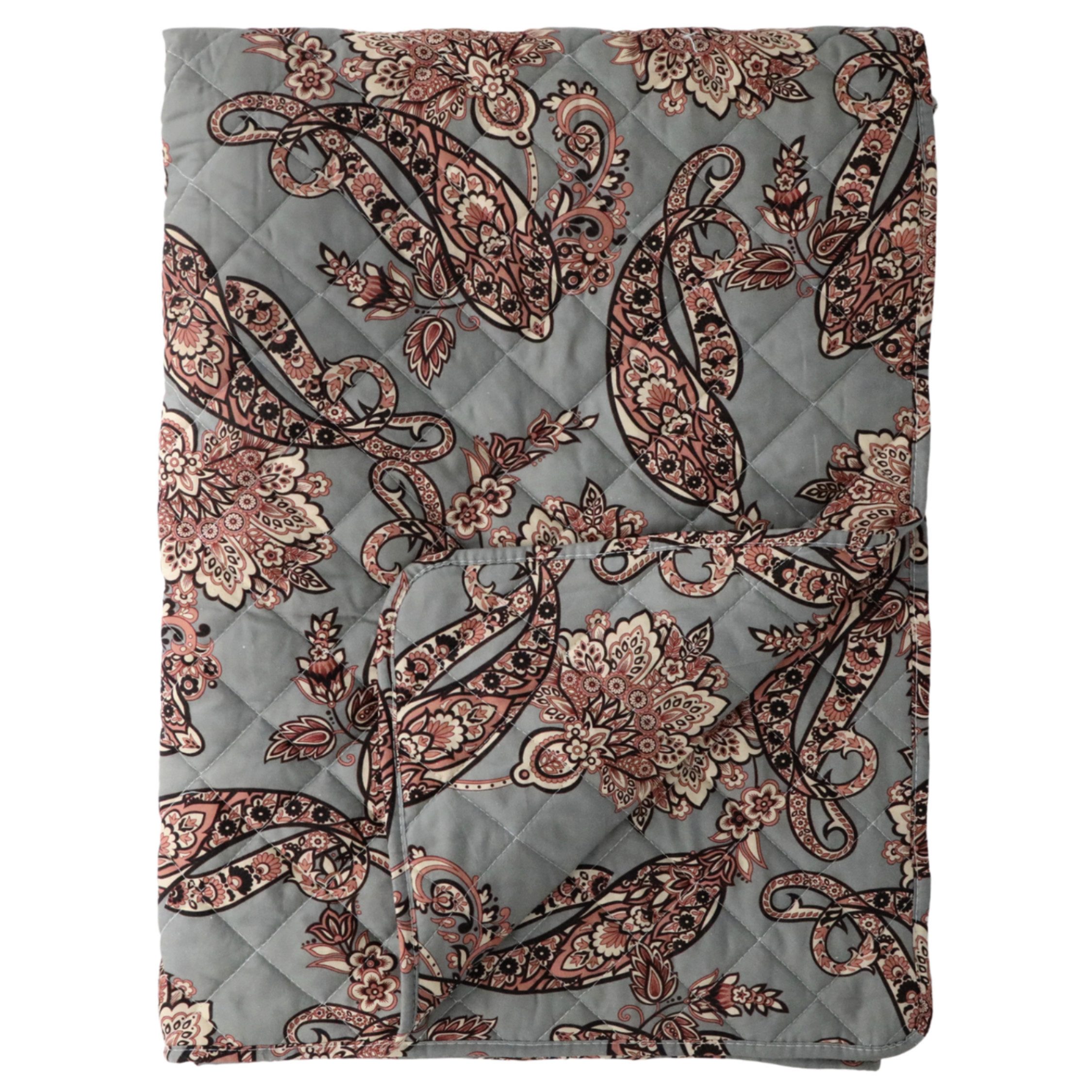 Chic Antique Tagesdecke Chic Antique Aix Quilt mit Paisley Motiv Opal/Taube