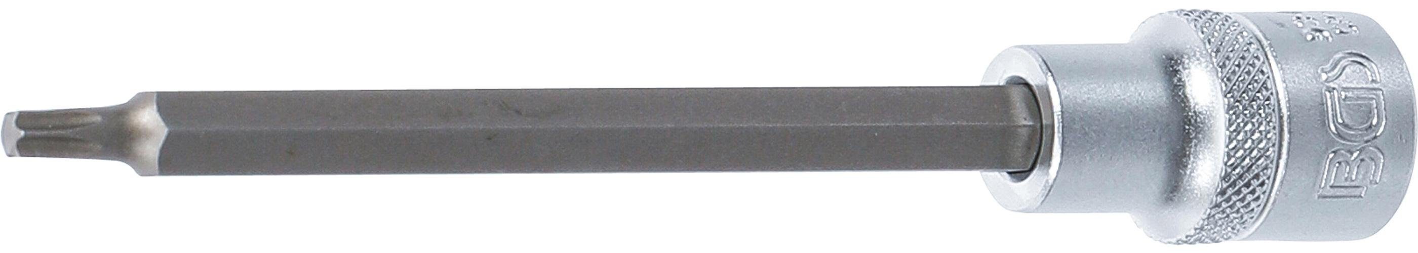 BGS technic Bit-Schraubendreher Bit-Einsatz, Länge 140 mm, Antrieb Innenvierkant 12,5 mm (1/2), T-Profil (für Torx) T27