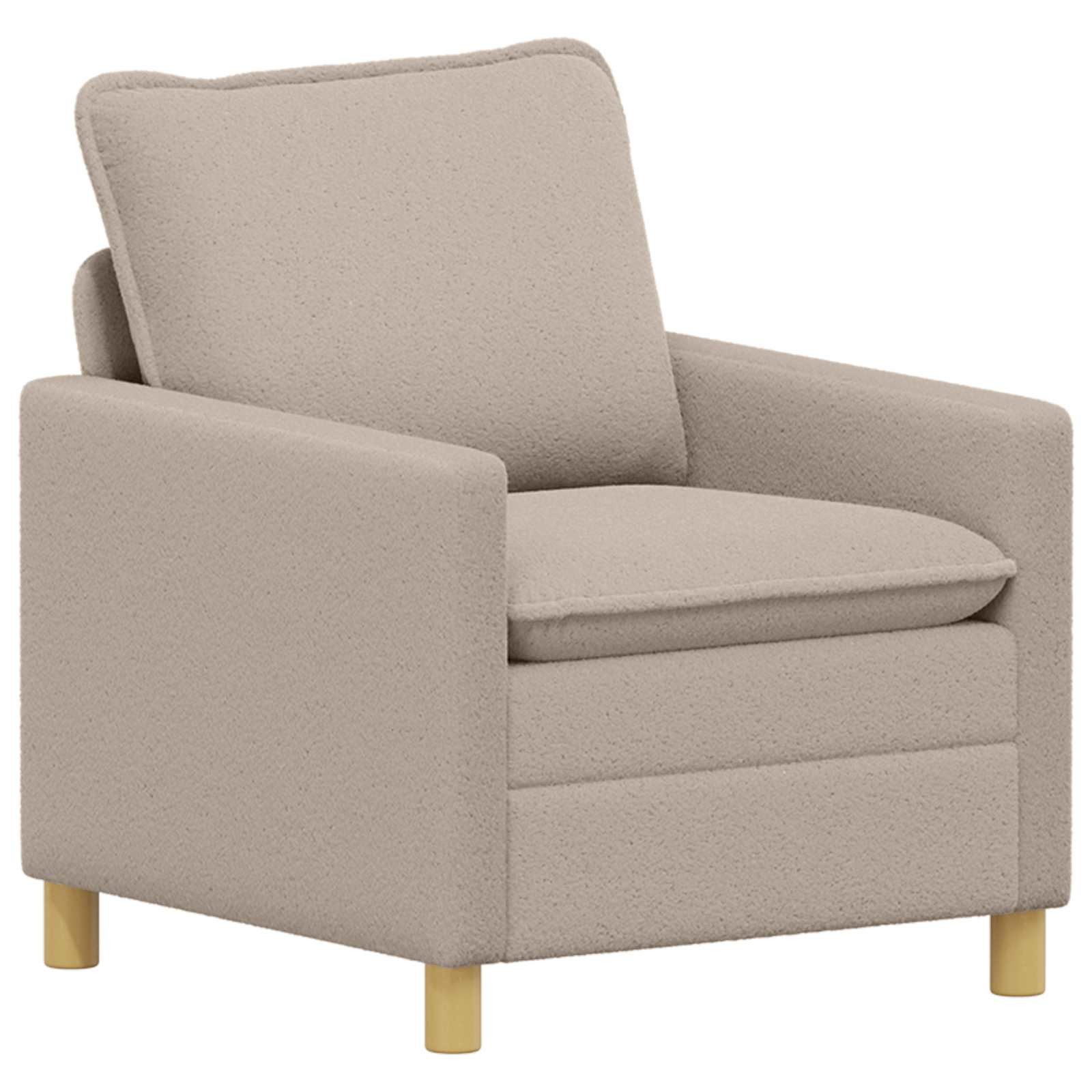 vidaXL Sofa Sofa Hellgrau 76 x 81 x 87,5 cm Stoff, 1 Teile
