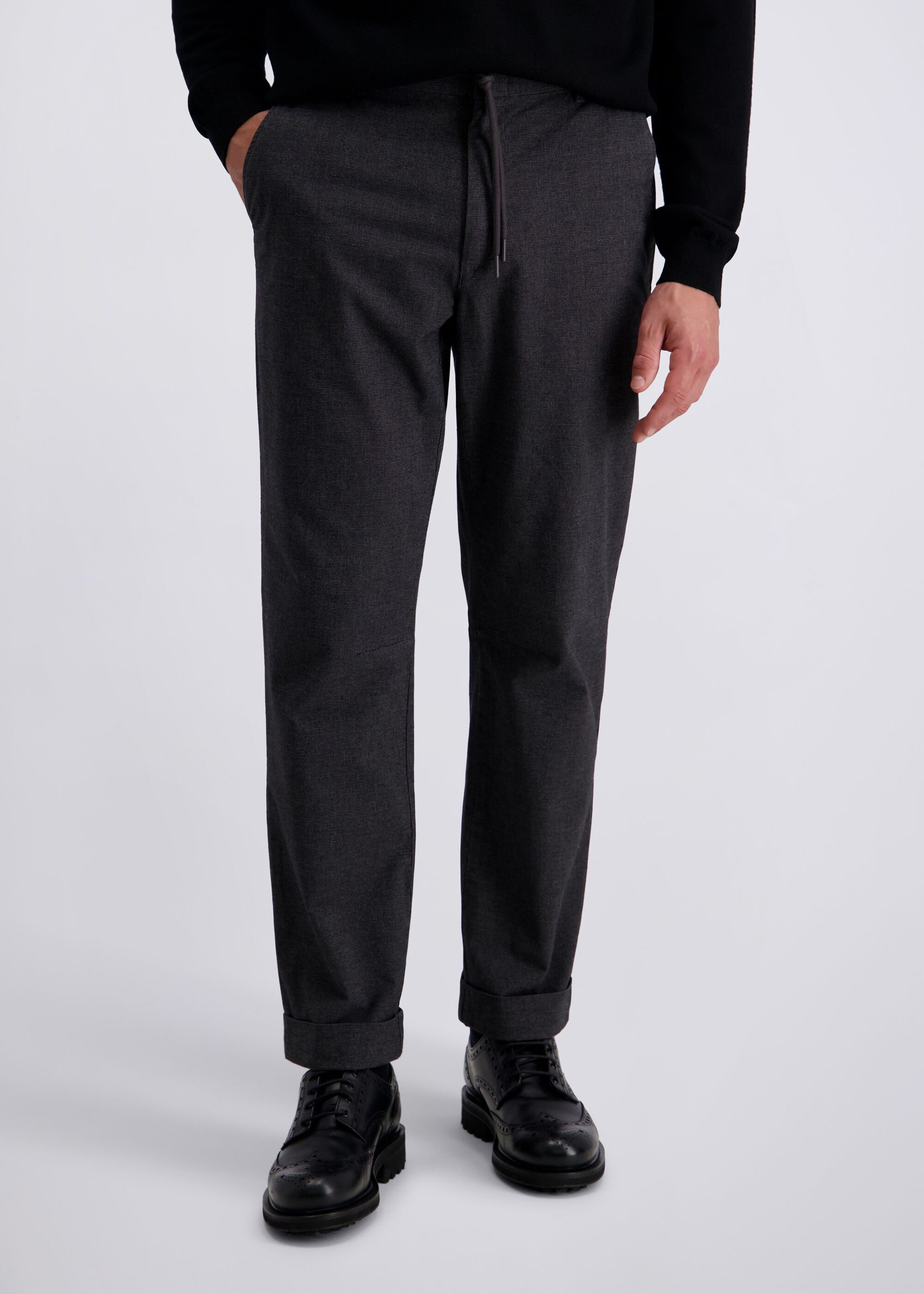 Pierre Cardin Chinohose Chambery (1-tlg) mit Kordelzug am Bund