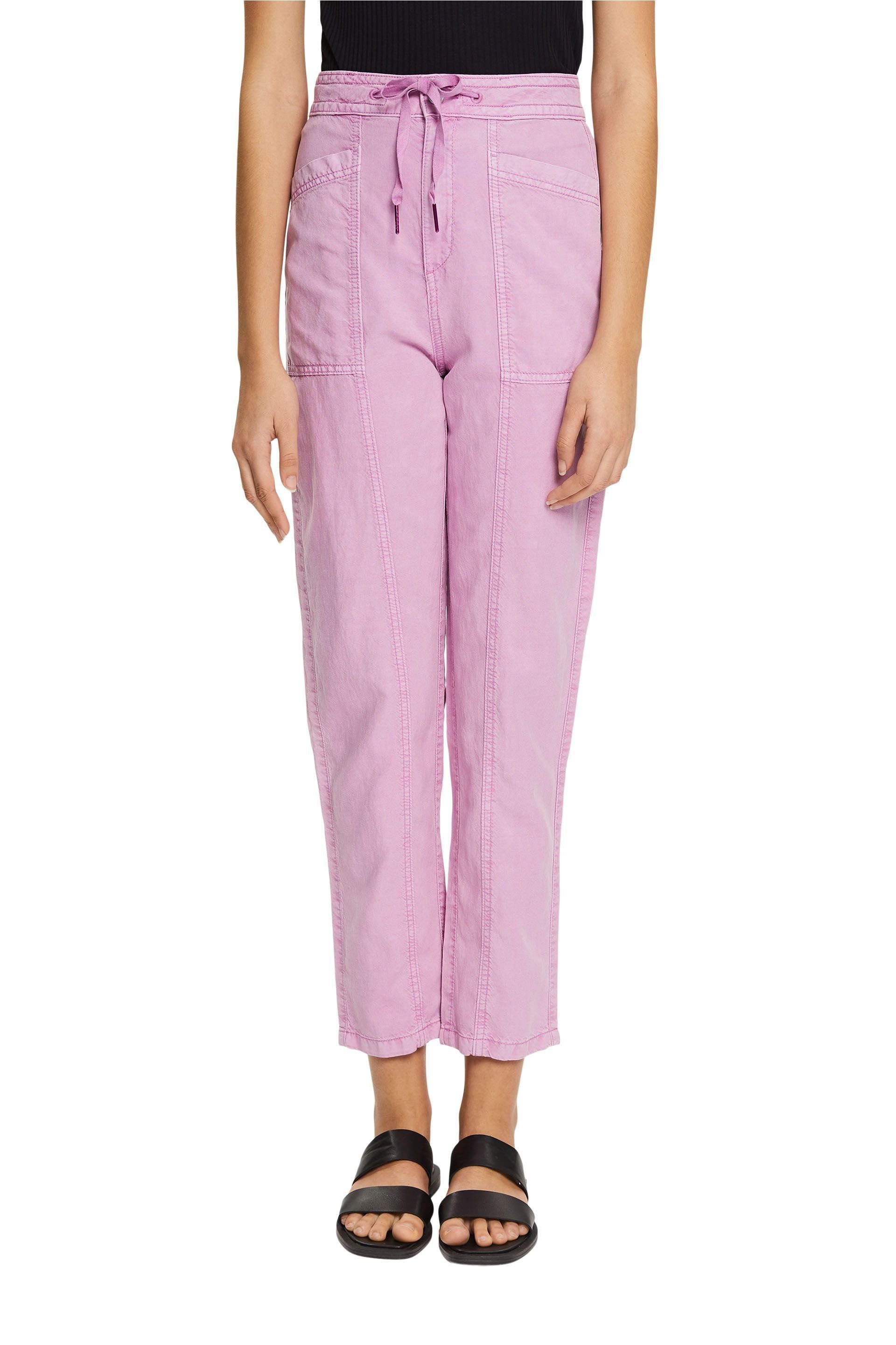 Esprit lilac Stoffhose