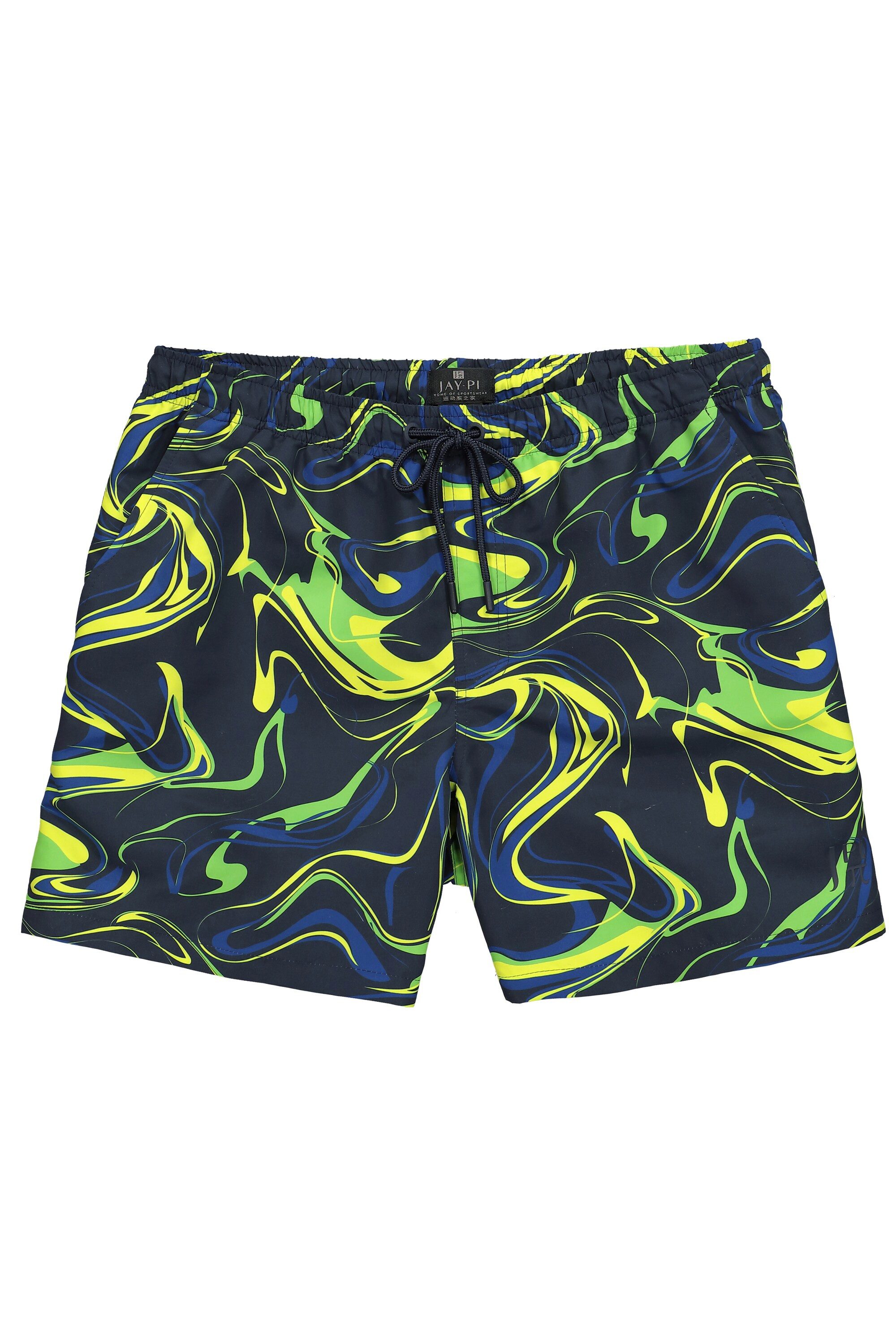 JP1880 Badehose Badeshorts Beachwear Alloverprint Elastikbund – Bild 2 von 4