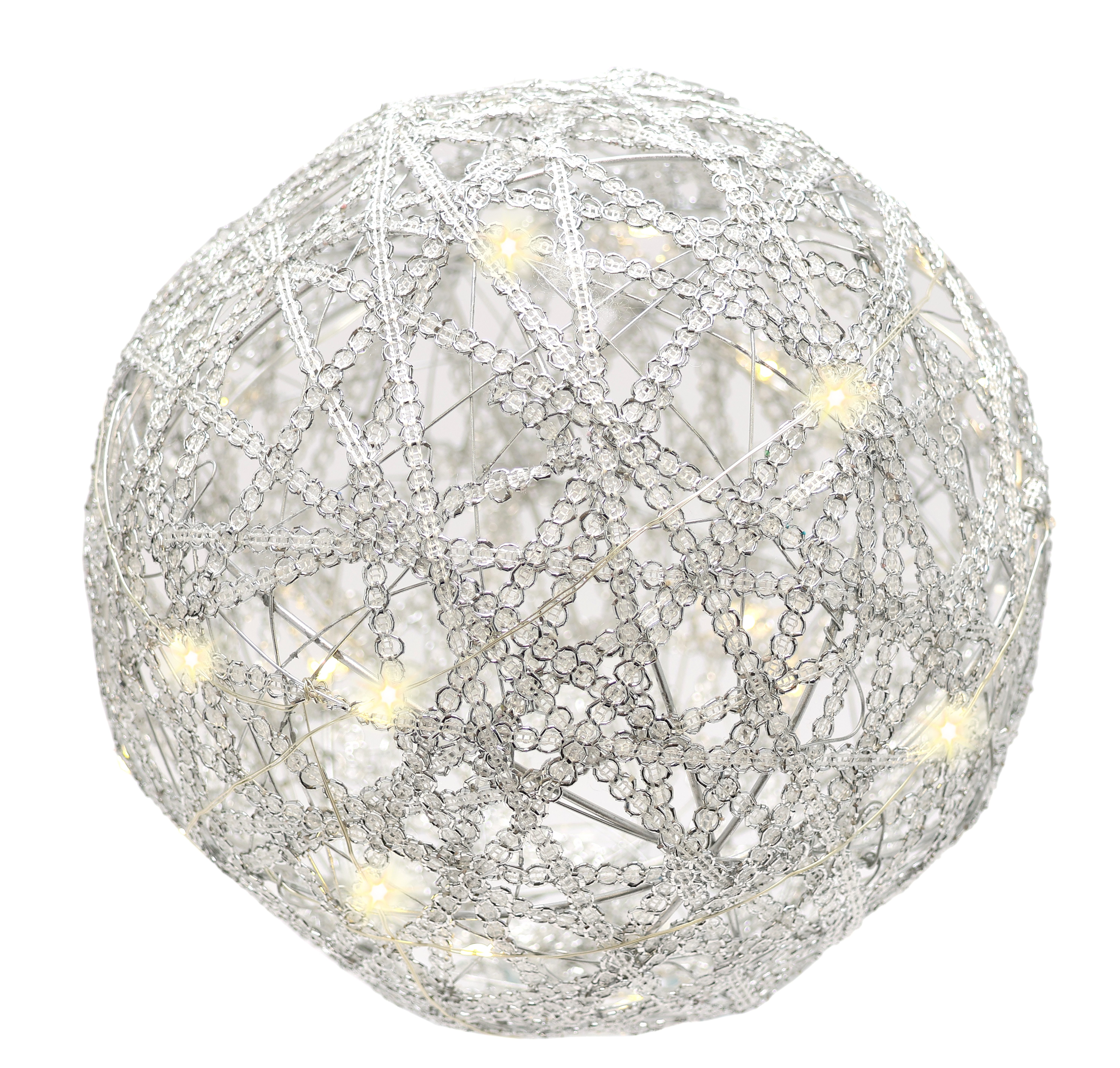 I.GE.A. LED-Dekofigur LED-Kugel, Dekolicht Kugelleuchte Lichterball Weihnachtsdeko Dekokugel Lichtkugel