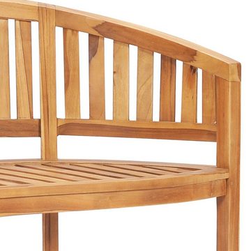 vidaXL Gartenlounge-Set 3-tlg. Garten-Lounge-Set Massivholz Teak, (1-tlg)