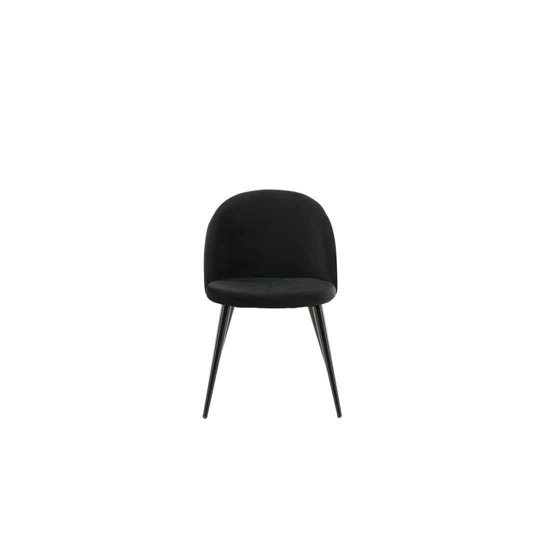 ebuy24 Skagen Esszimmerstuhl Velour Schwarz günstig online kaufen