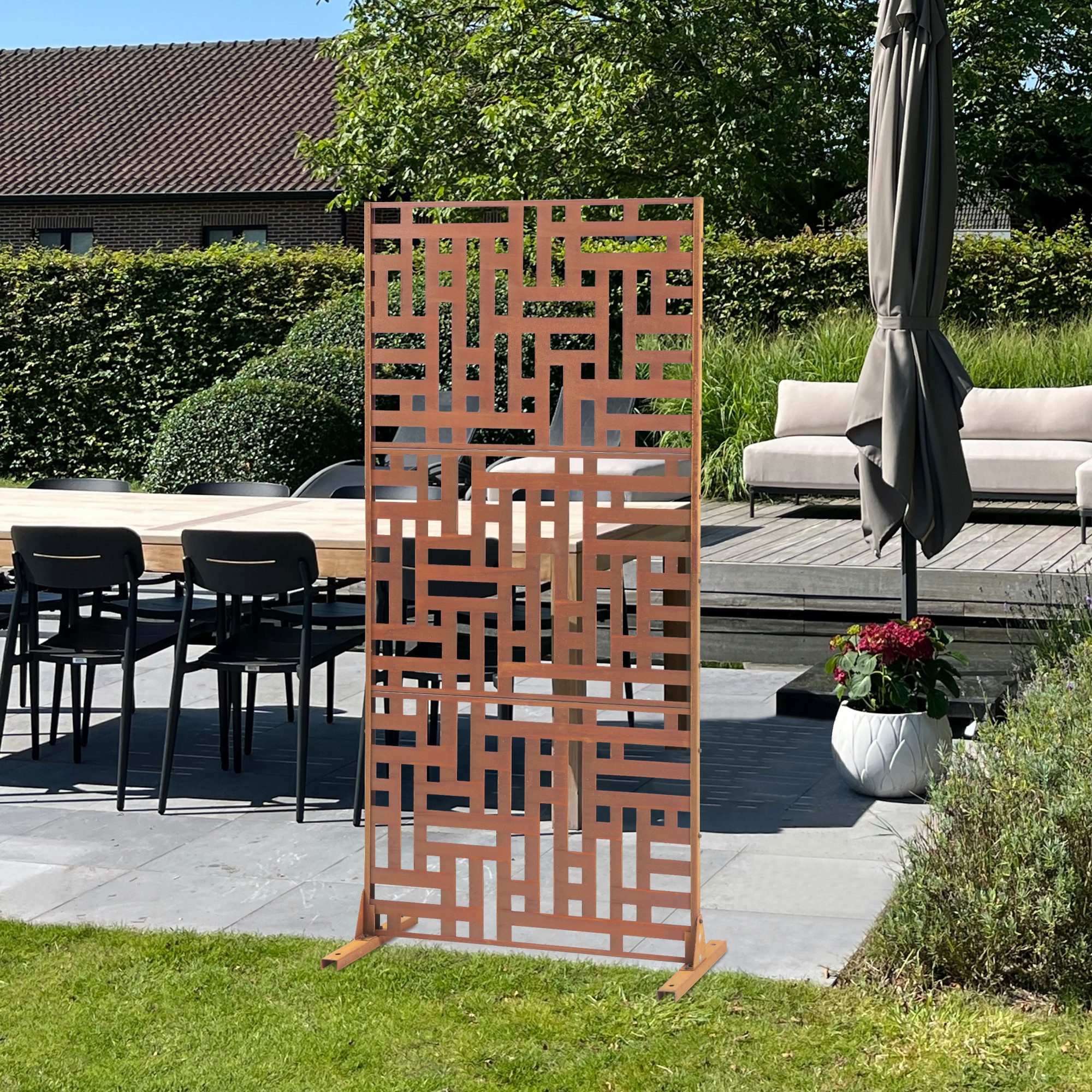 casa.pro Raumteiler, »Bernalda« Trennwand Stahl 180 günstig online kaufen