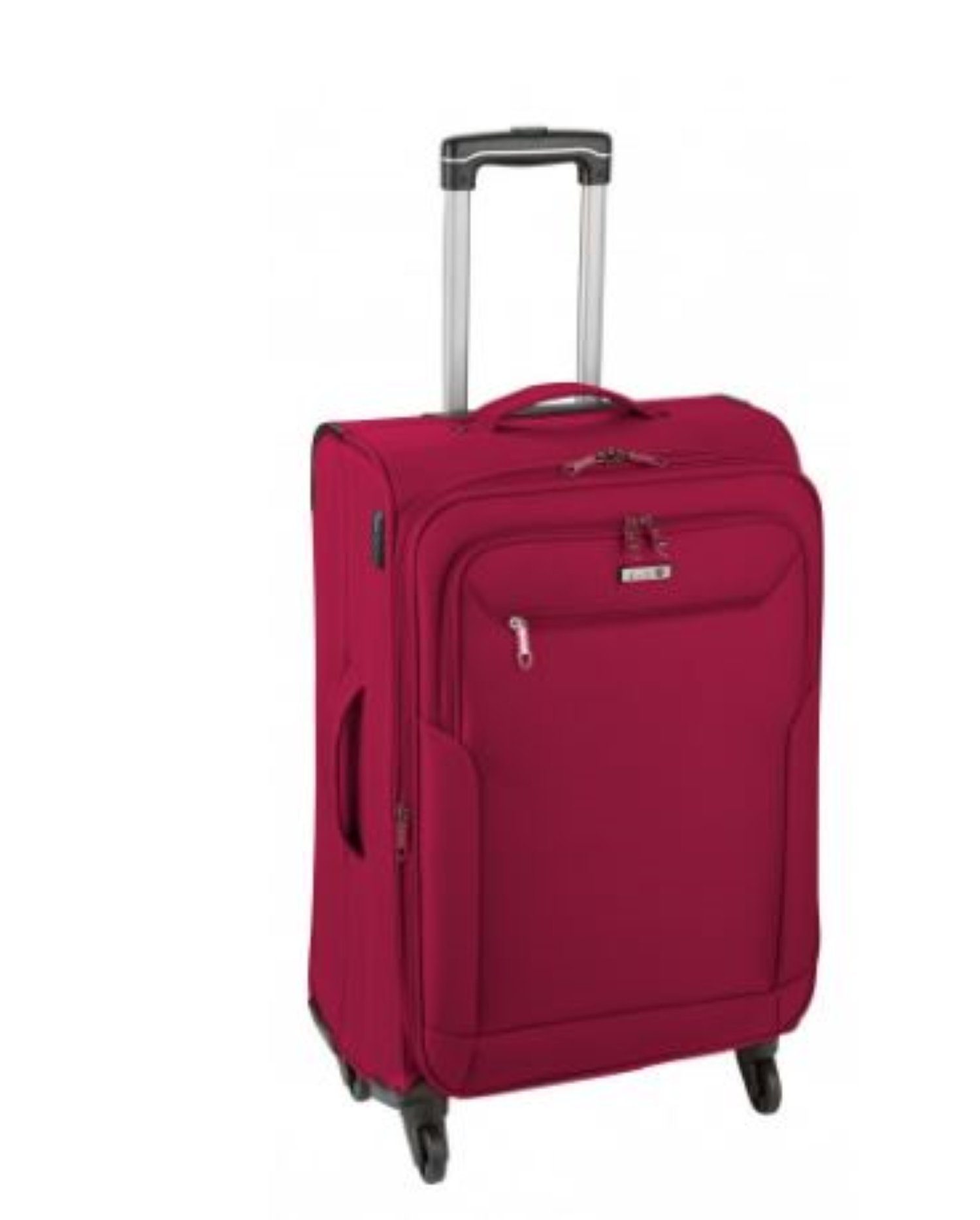 Farben D&N 4 Travel-Line 4 Rollen Weichgepäck-Trolley mit Dehnfalte 76cm rot