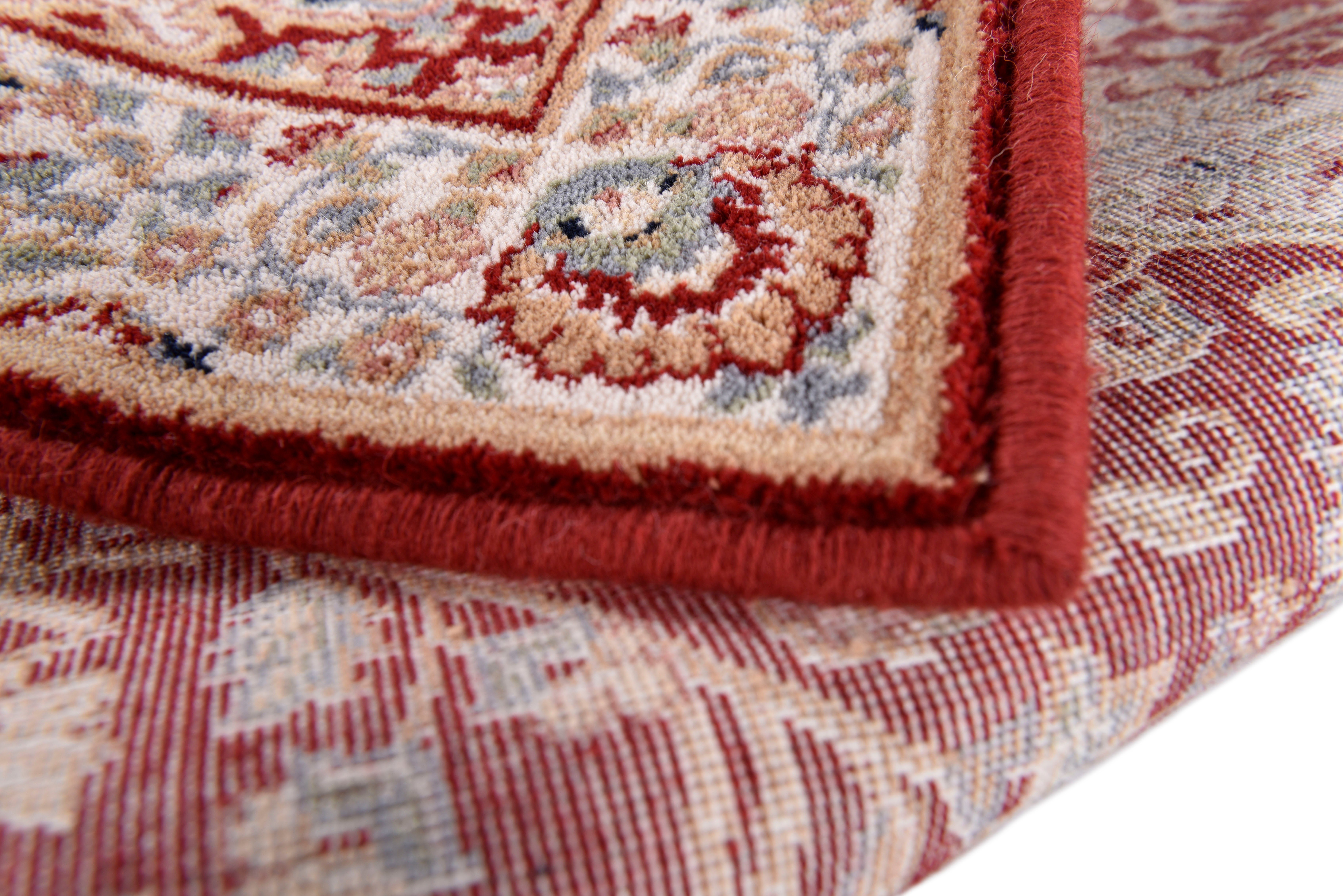 THEKO Wollteppich Dolna - 859, rechteckig, Höhe: 10 mm, Kurzflor, reine Wolle, Orient-Optik