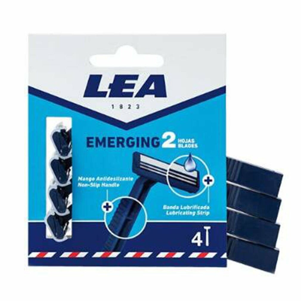 Lea Rasierklingen Lea Emerging 2 Klingen Einwegklingen Pack 4 Einheiten