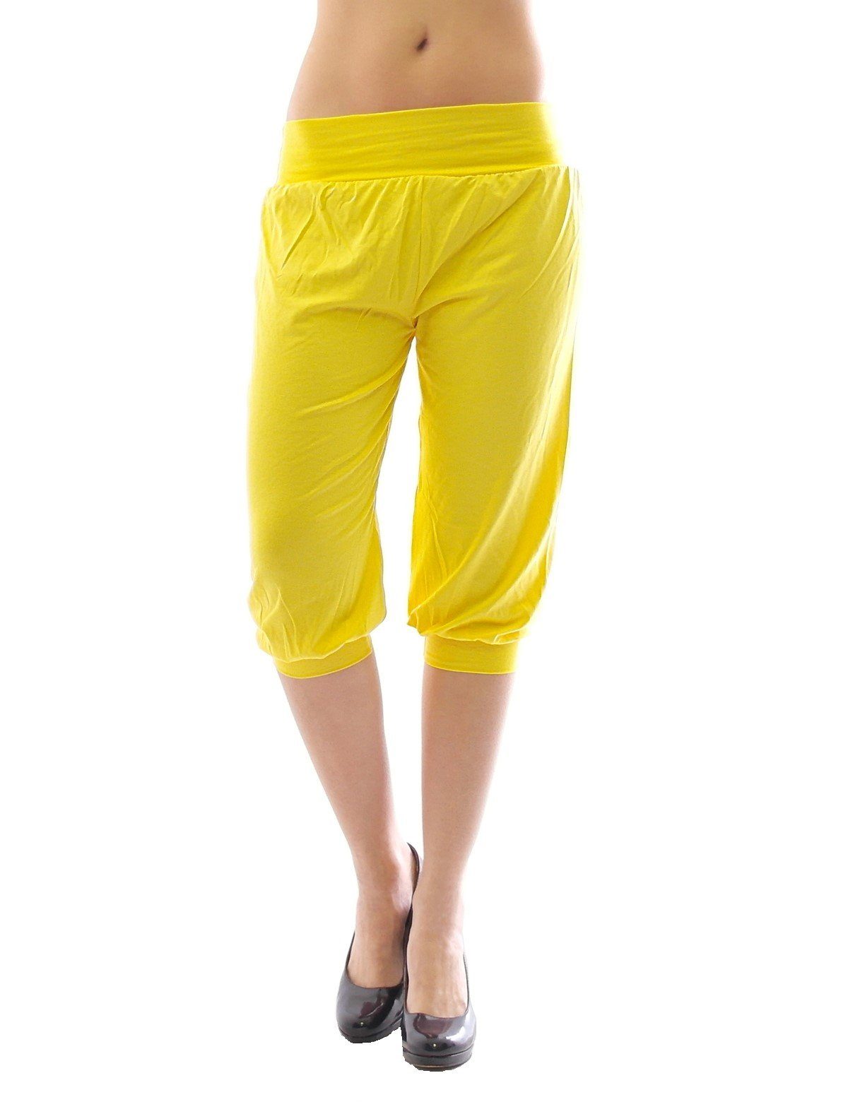 YESET Caprihose Harem Aladin Pump Capri 3/4 Baggy Sommer Falten