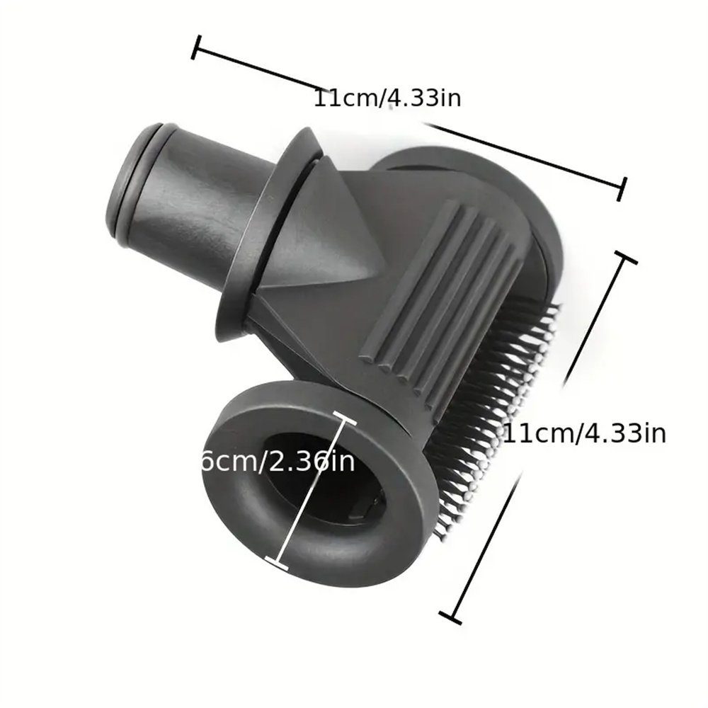 TUABUR Dyson magnetischer Flachmundaufsatz, grau Anti-Spritz-Design Haartrocknerhalter