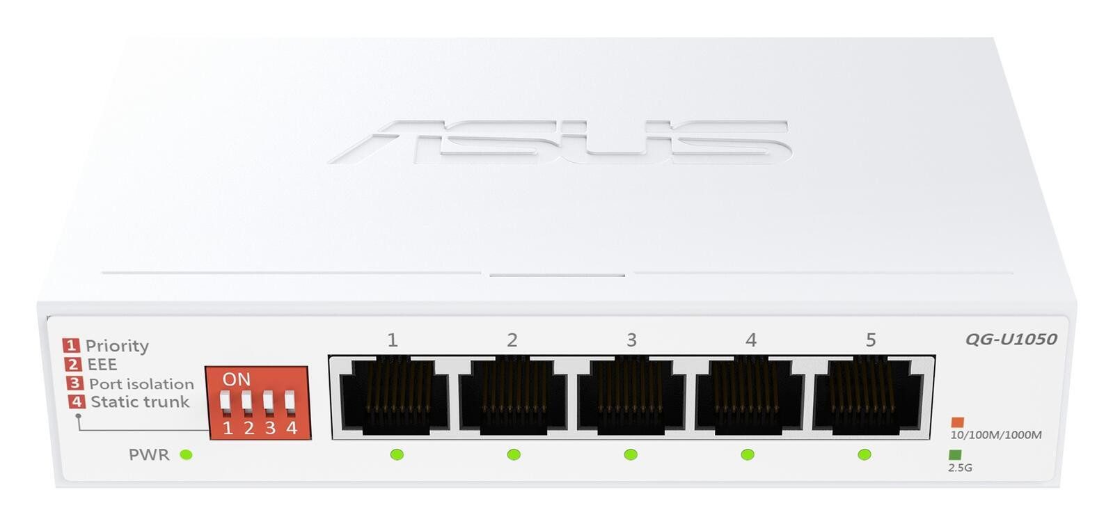 Asus ASUS QG-U1050, 5-Port 2.5G Unmanaged Switch Netzwerk-Switch