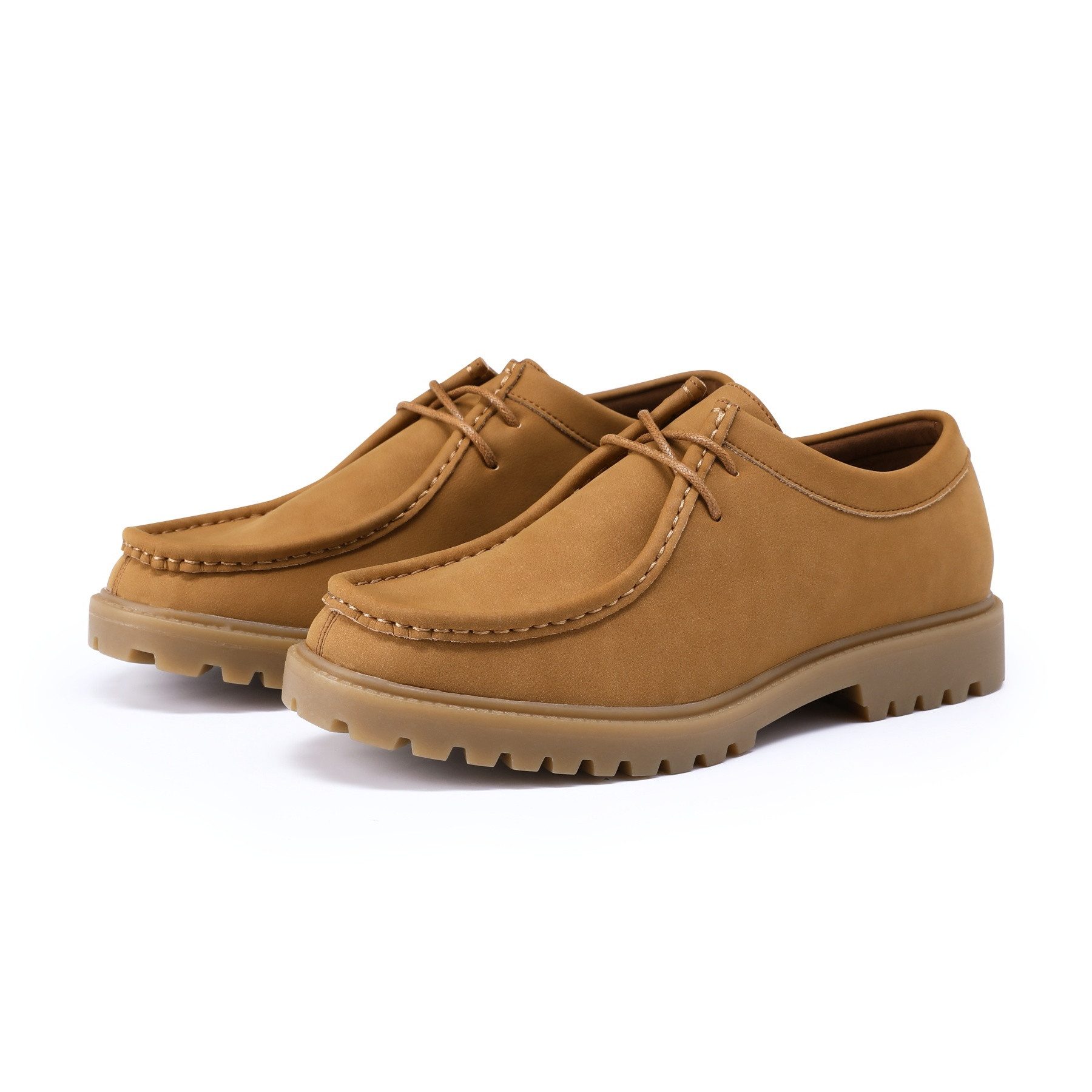 Allthemen Schnürschuh Herren casual Halbschuh in einfaches Aussehen Lederschuhe