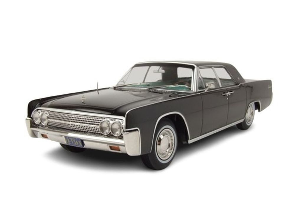 KK Scale Modellauto Lincoln Continental Sedan 1963 schwarz, Maßstab 1:18