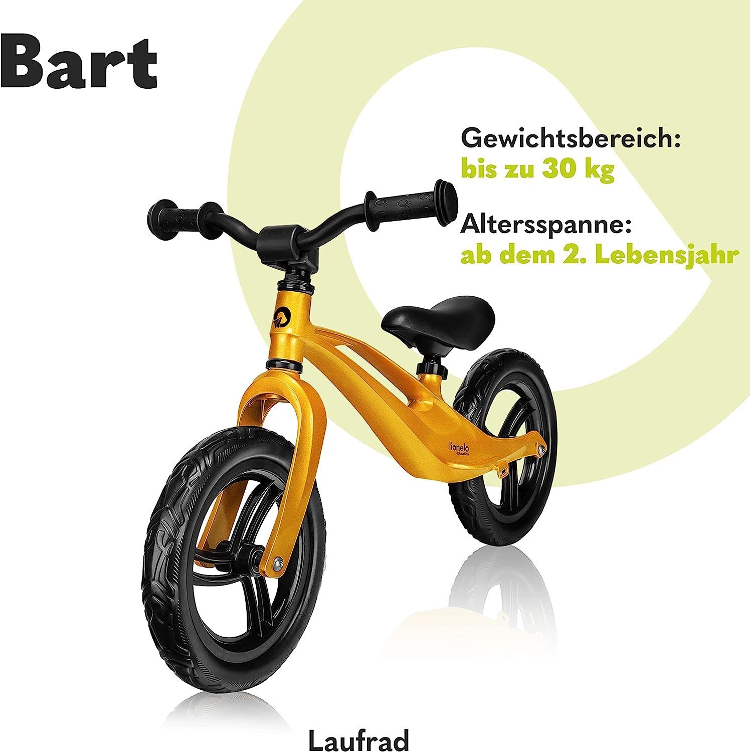 lionelo Laufrad BART 12 Zoll,  ab 18 monaten 12 Zool Räder  MAX 30Kg  Magne günstig online kaufen
