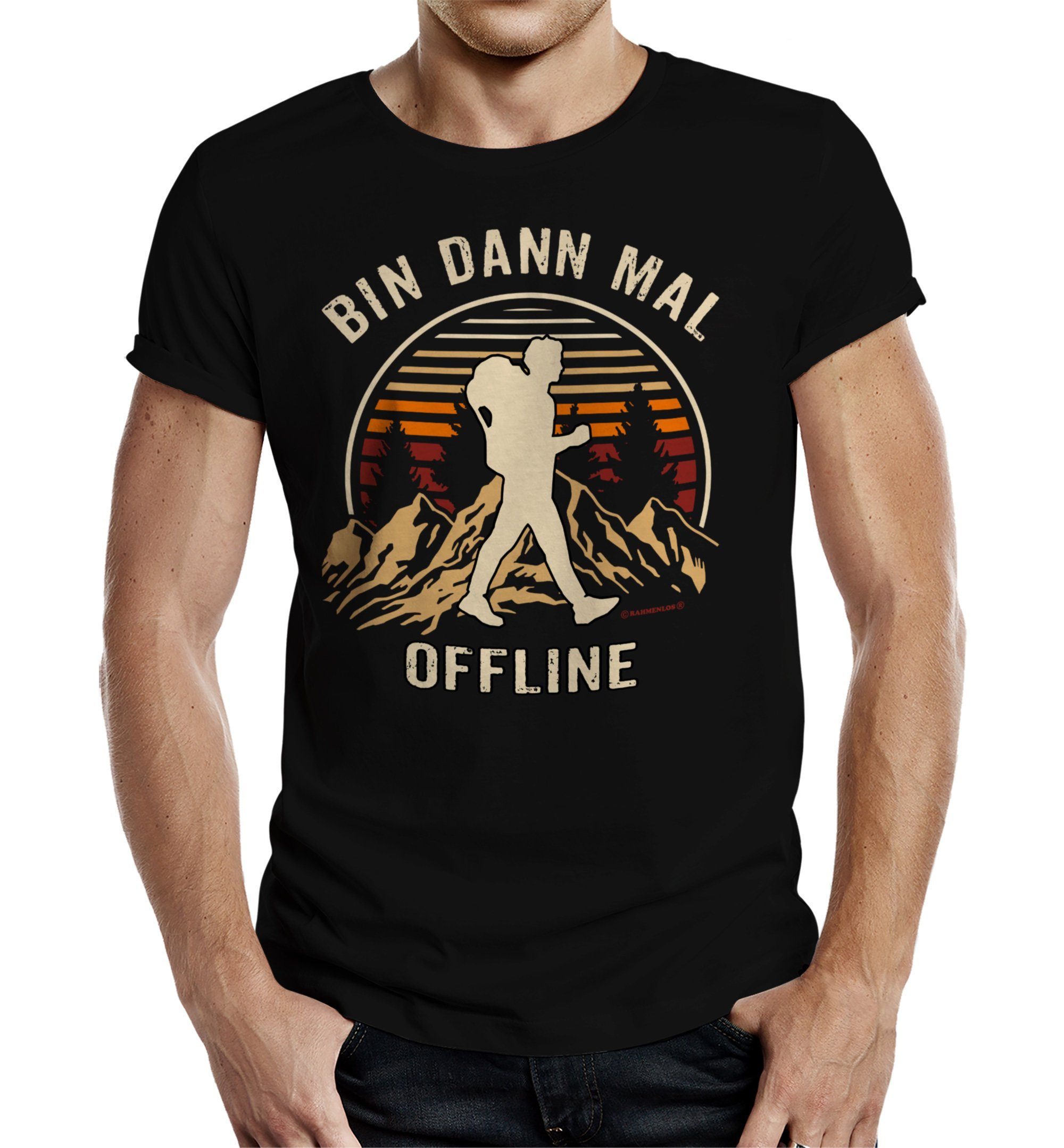 RAHMENLOS® T-Shirt für Wanderer und Bergsteiger günstig online kaufen